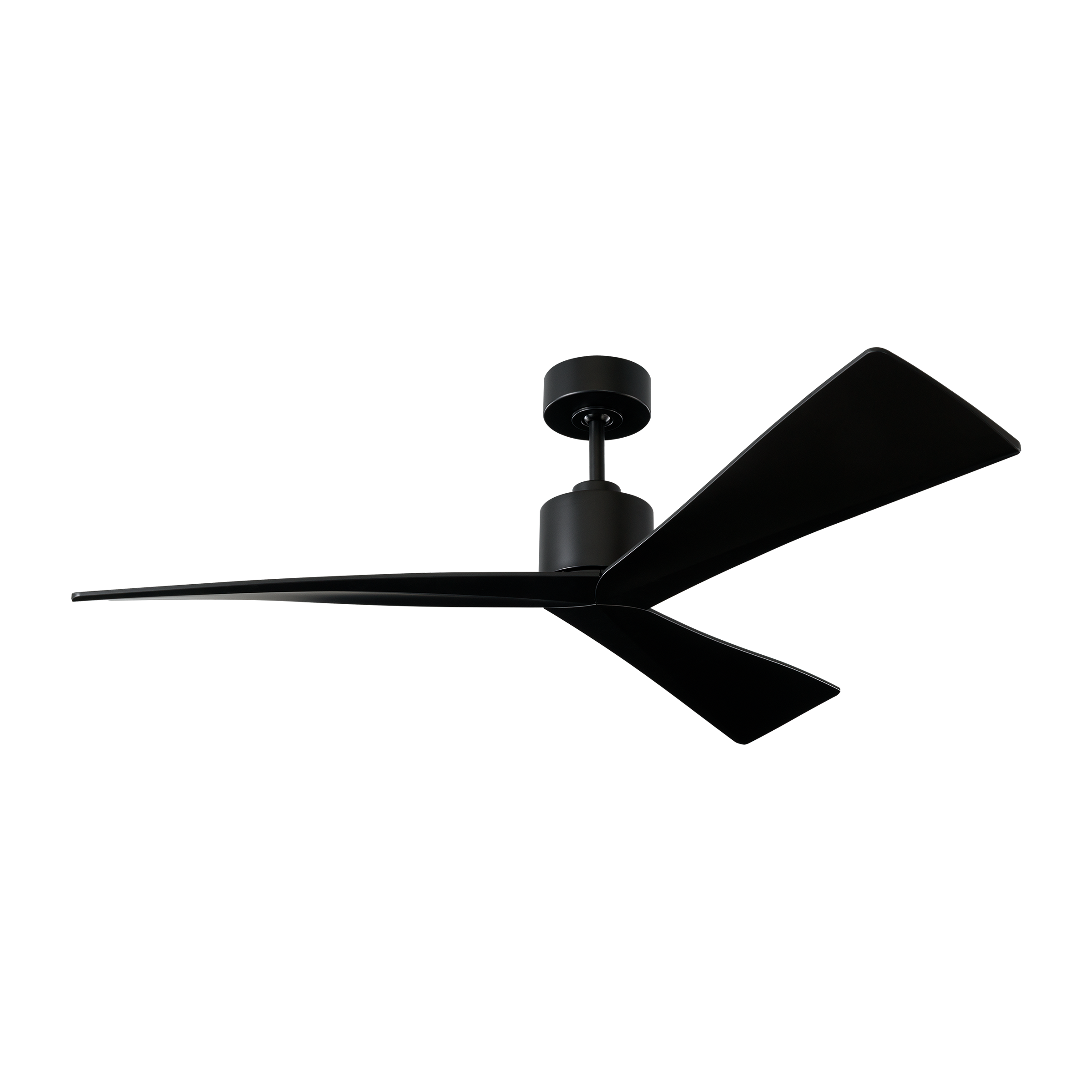 Adler 52 Ceiling Fan in Matte Black with Matte Black Blades