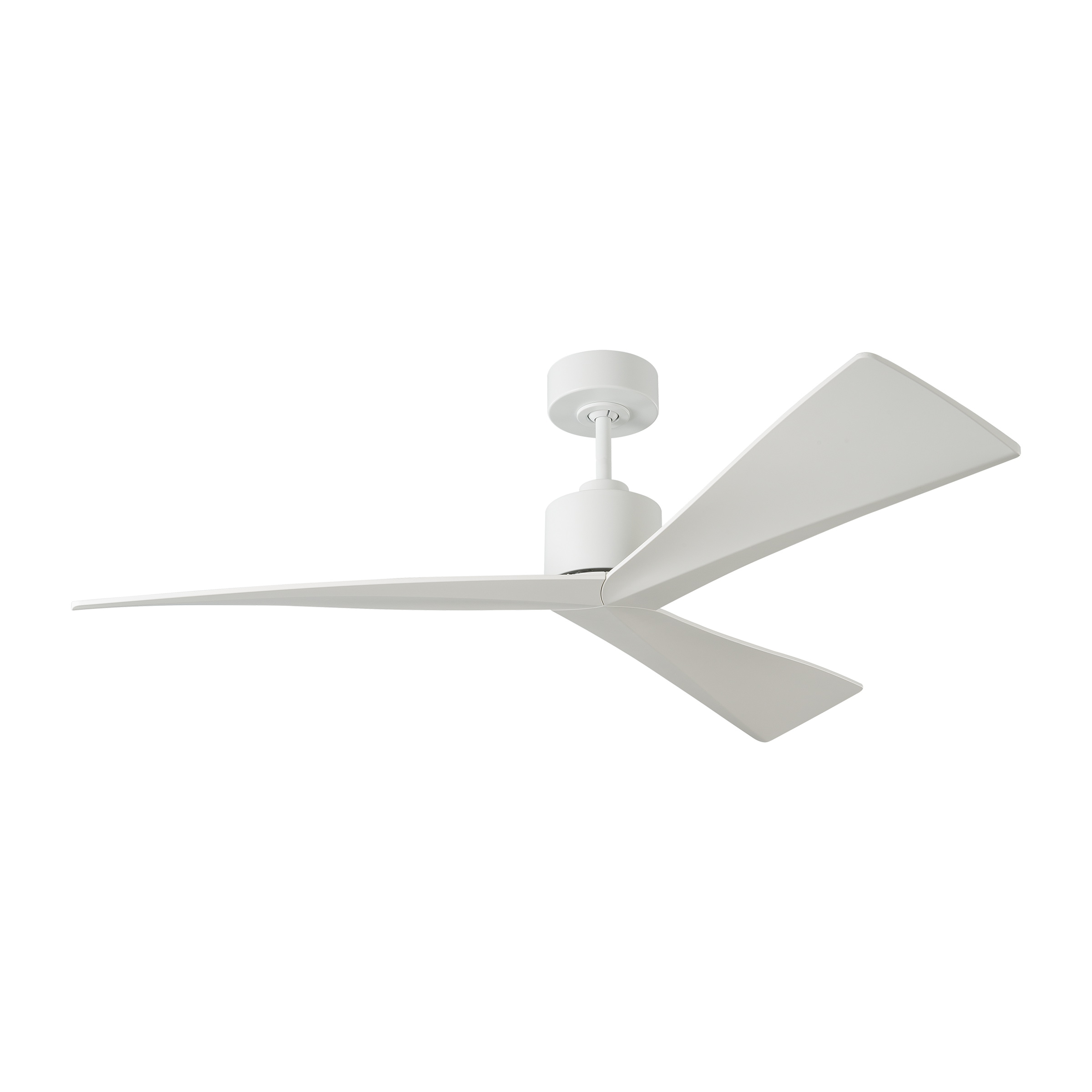 Adler 52 Ceiling Fan in Matte White with Matte White Blades
