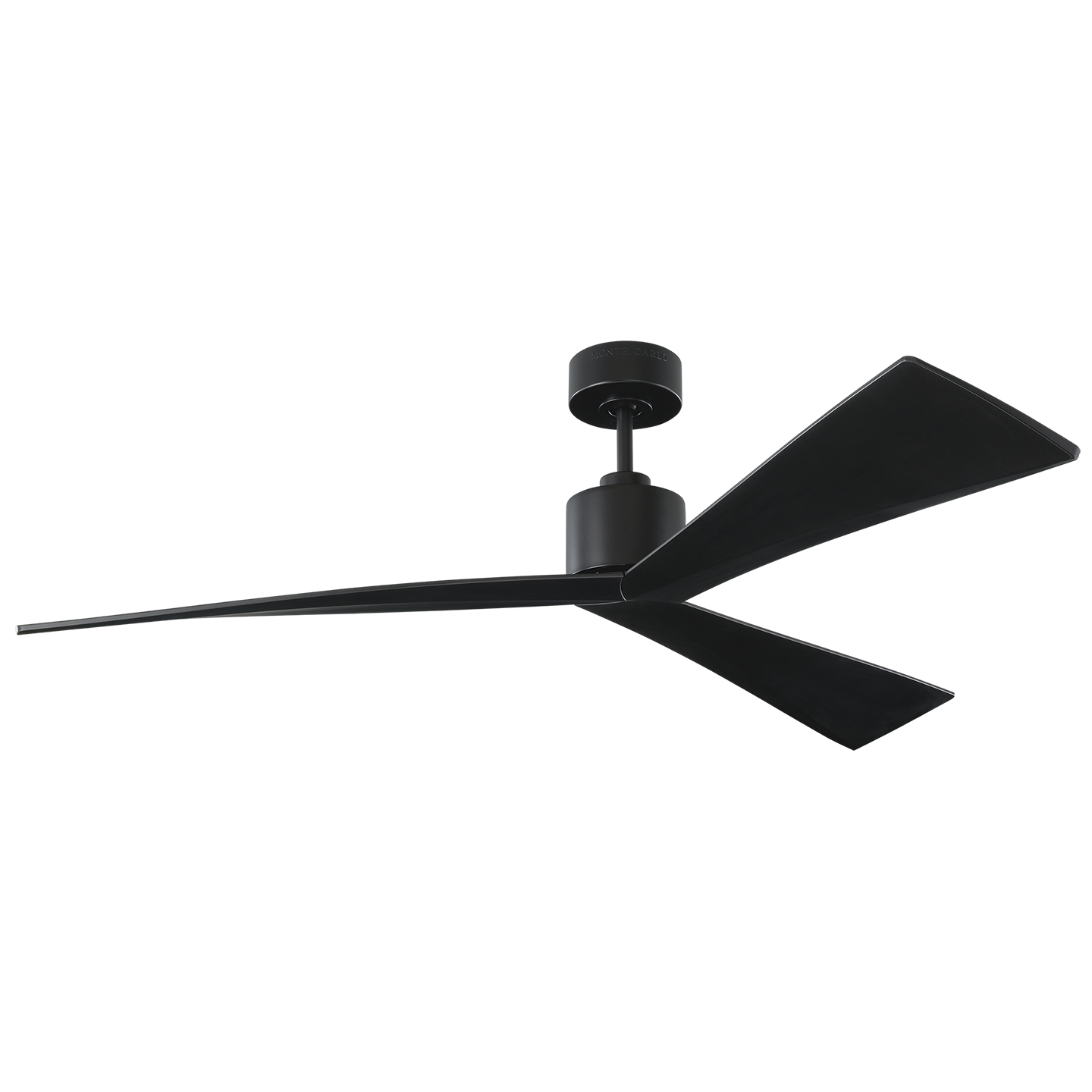 Adler 60 Ceiling Fan in Matte Black with Matte Black Blades