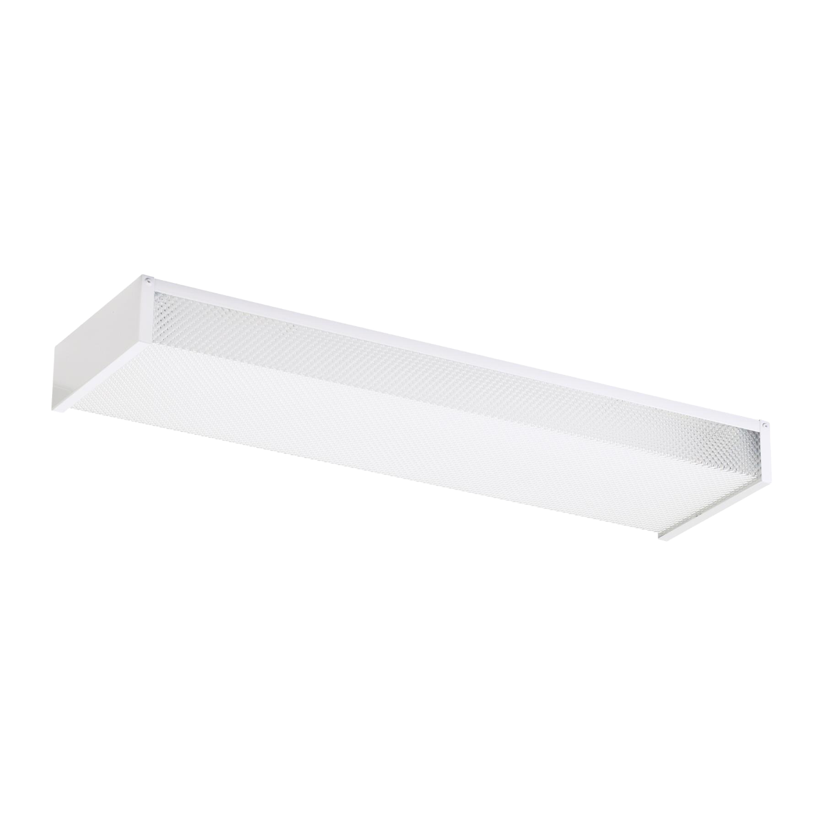 Two Light Flush Mount White