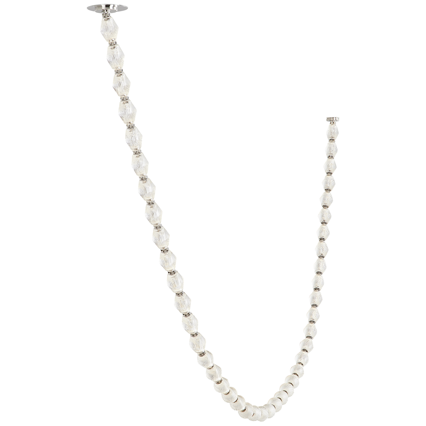 Collier 132 Chandelier in Polished Nickel