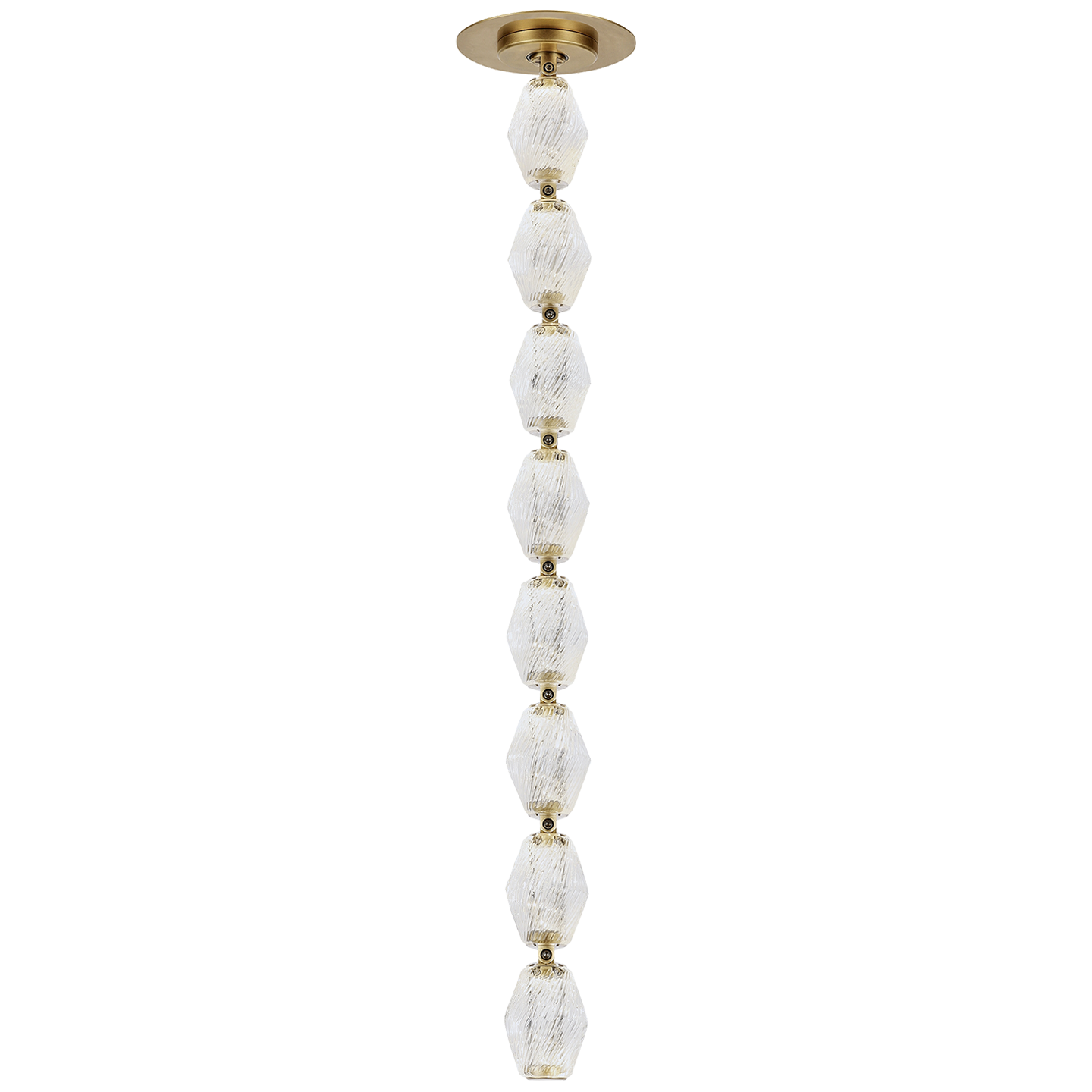 Collier 24 Pendant in Natural Brass