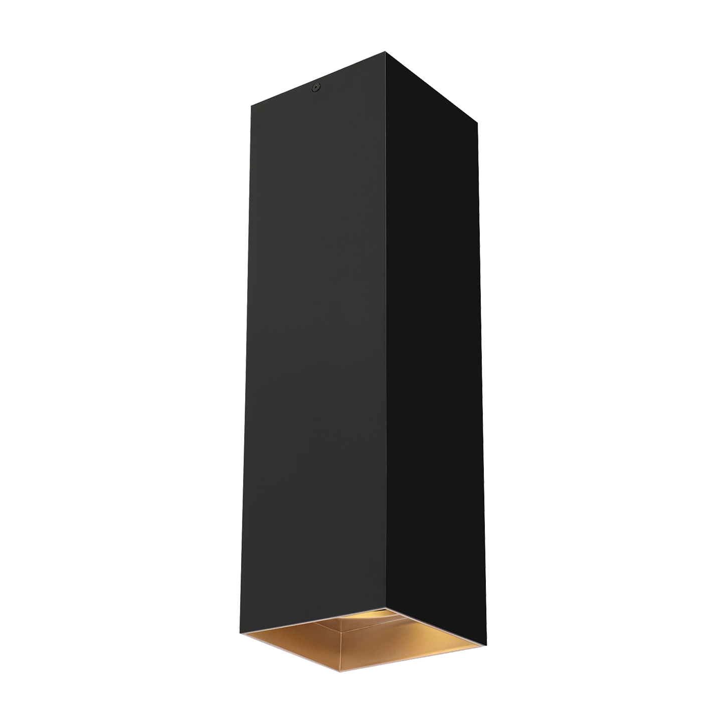 Exo 18 Flush Mount 18" Matte Black gold haze 2700K 90 CRI led 90 cri 2700k 120v 277v unv