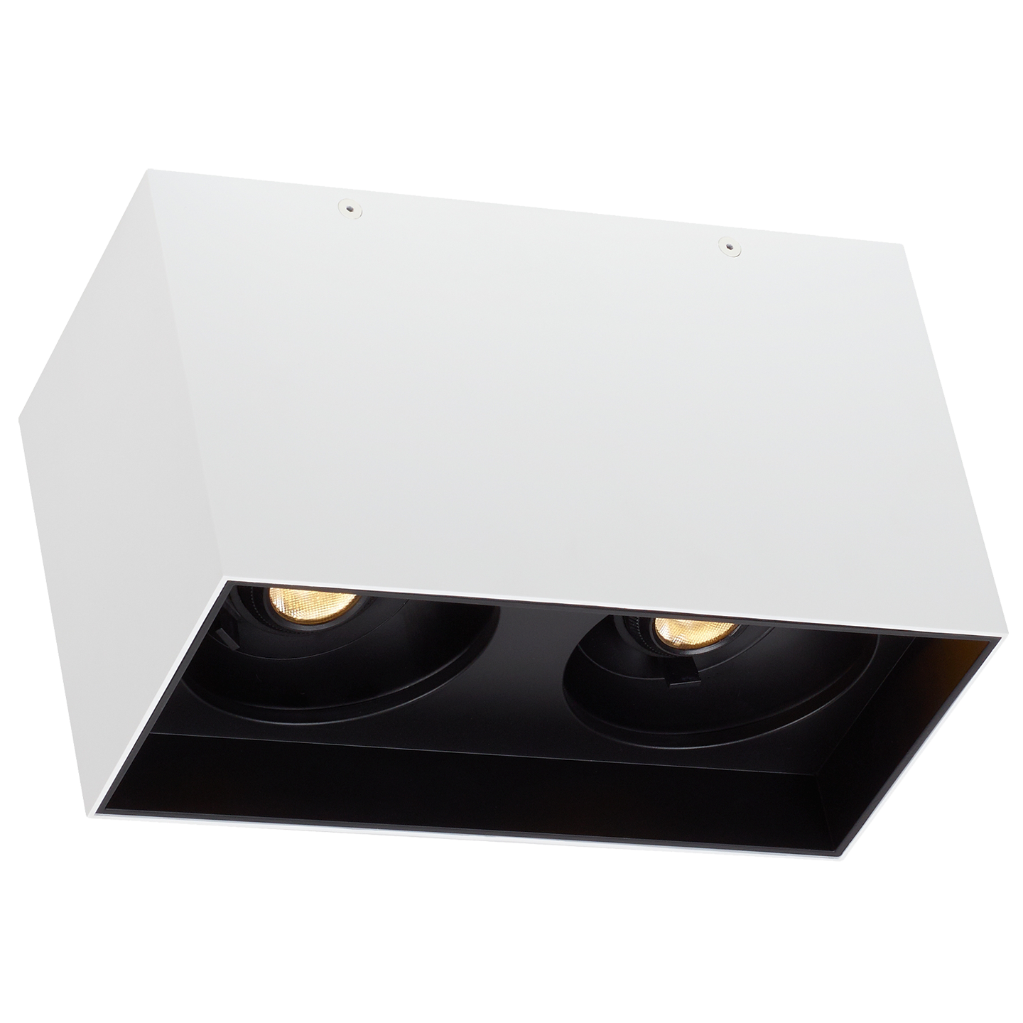 Exo 6 Dual Flush Mount 6.1" Matte White black 3000K 90 CRI led 90 cri 3000k 120v 277v unv
