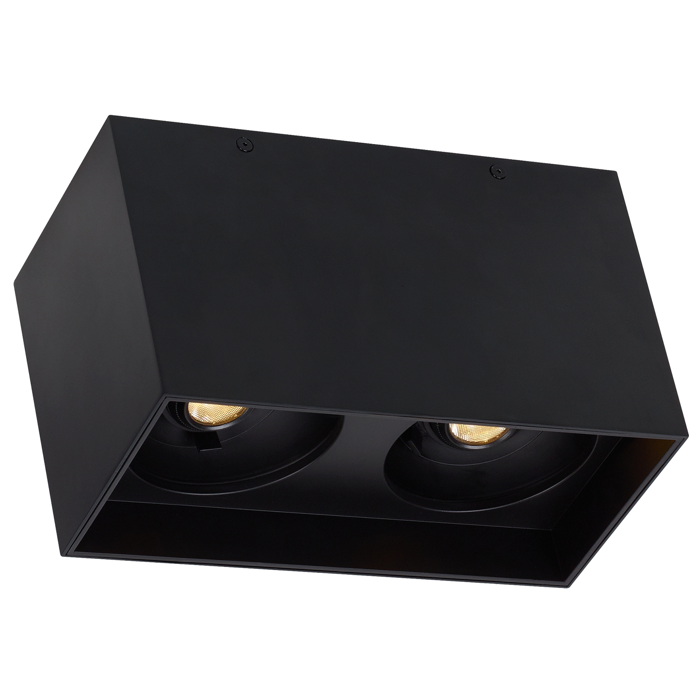 Exo 6 Dual Flush Mount 6.1" Matte Black black 3500K 90 CRI led 90 cri 3500k 120v 277v unv