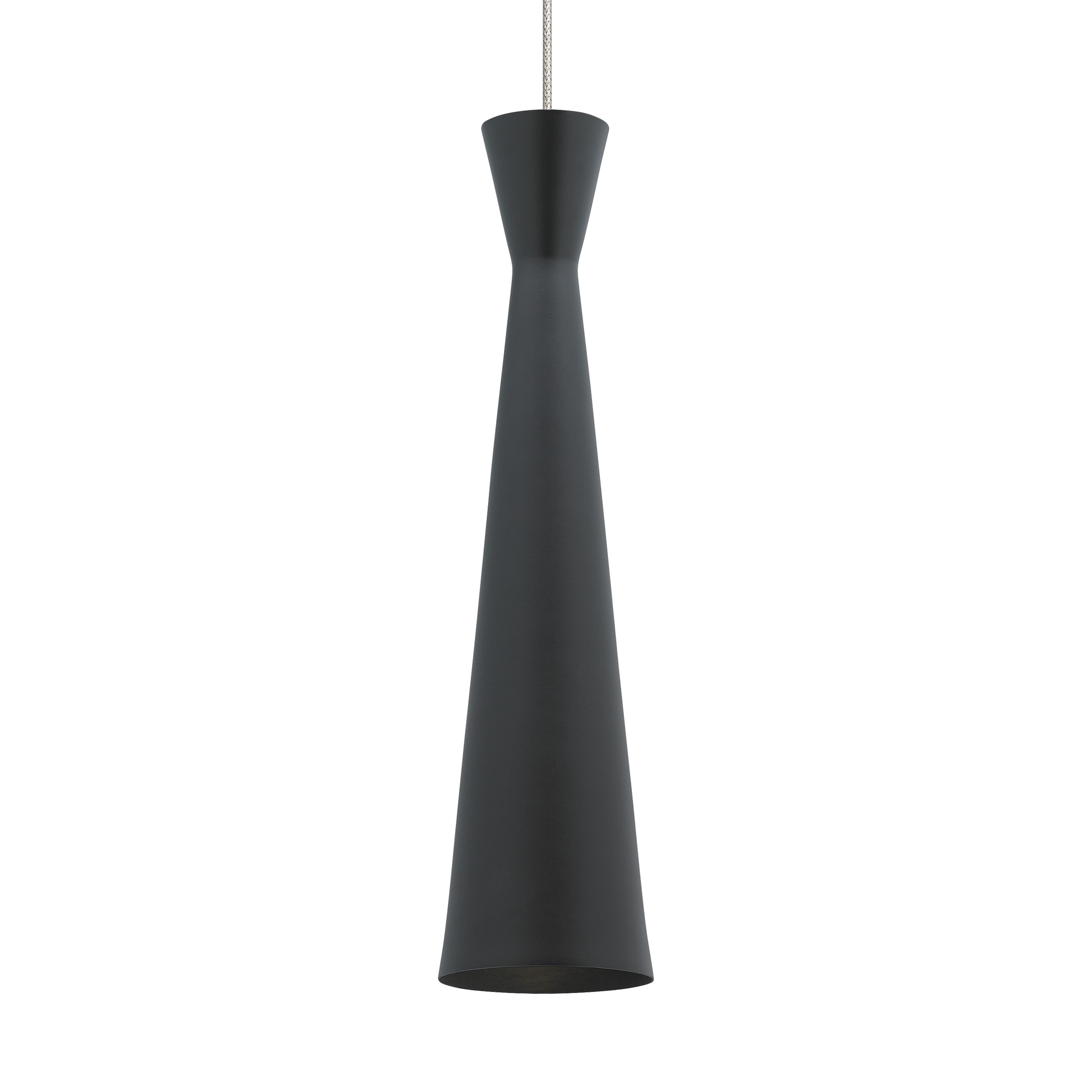 Windsor Pendant in Satin Nickel with Black Kable Lite Bulb(s) Included