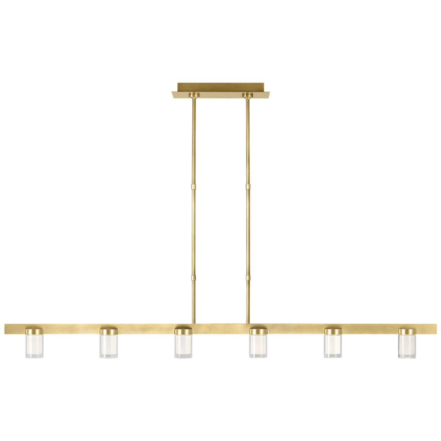 Esfera Large Linear in Natural Brass