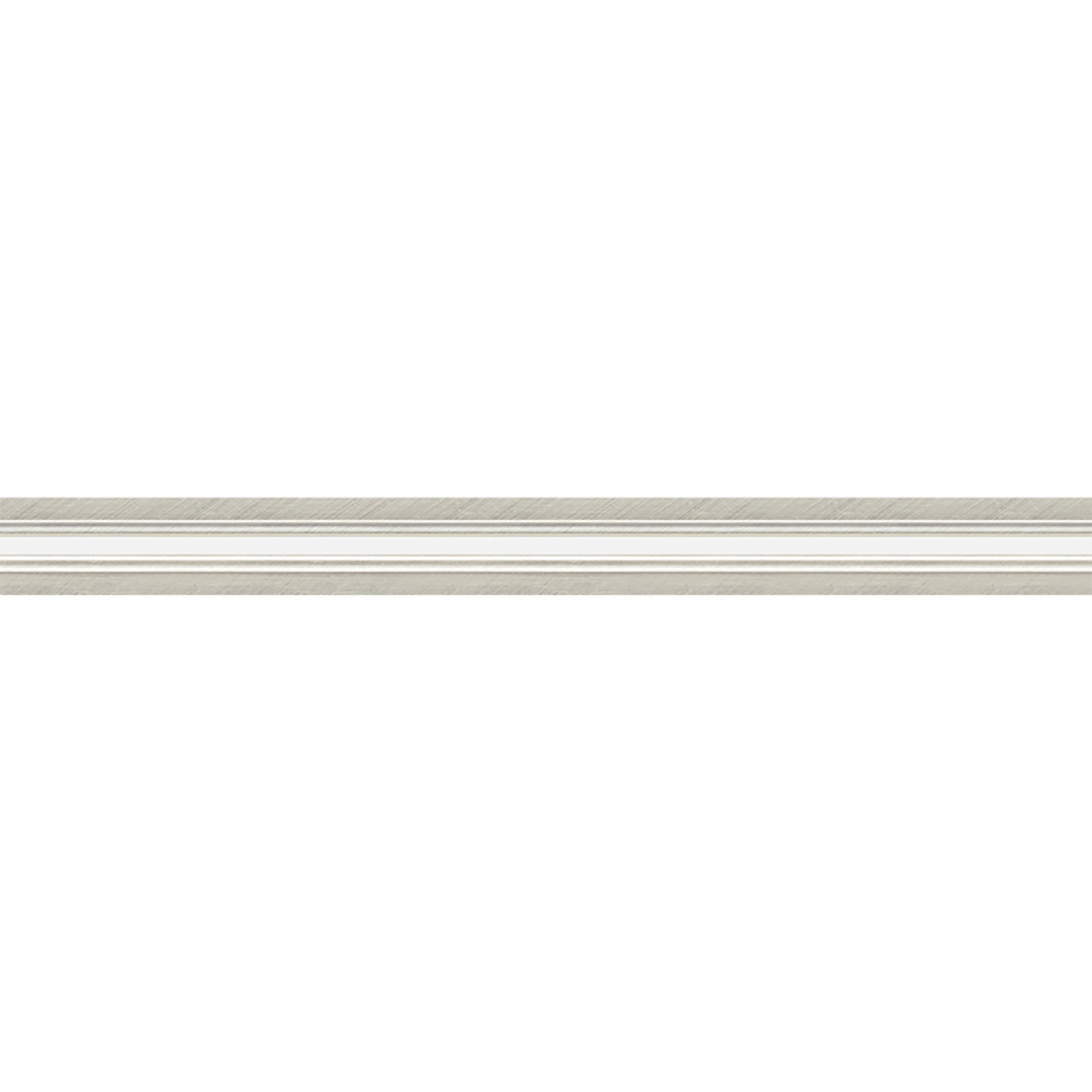 MonoRail Straight Clear satin nickel