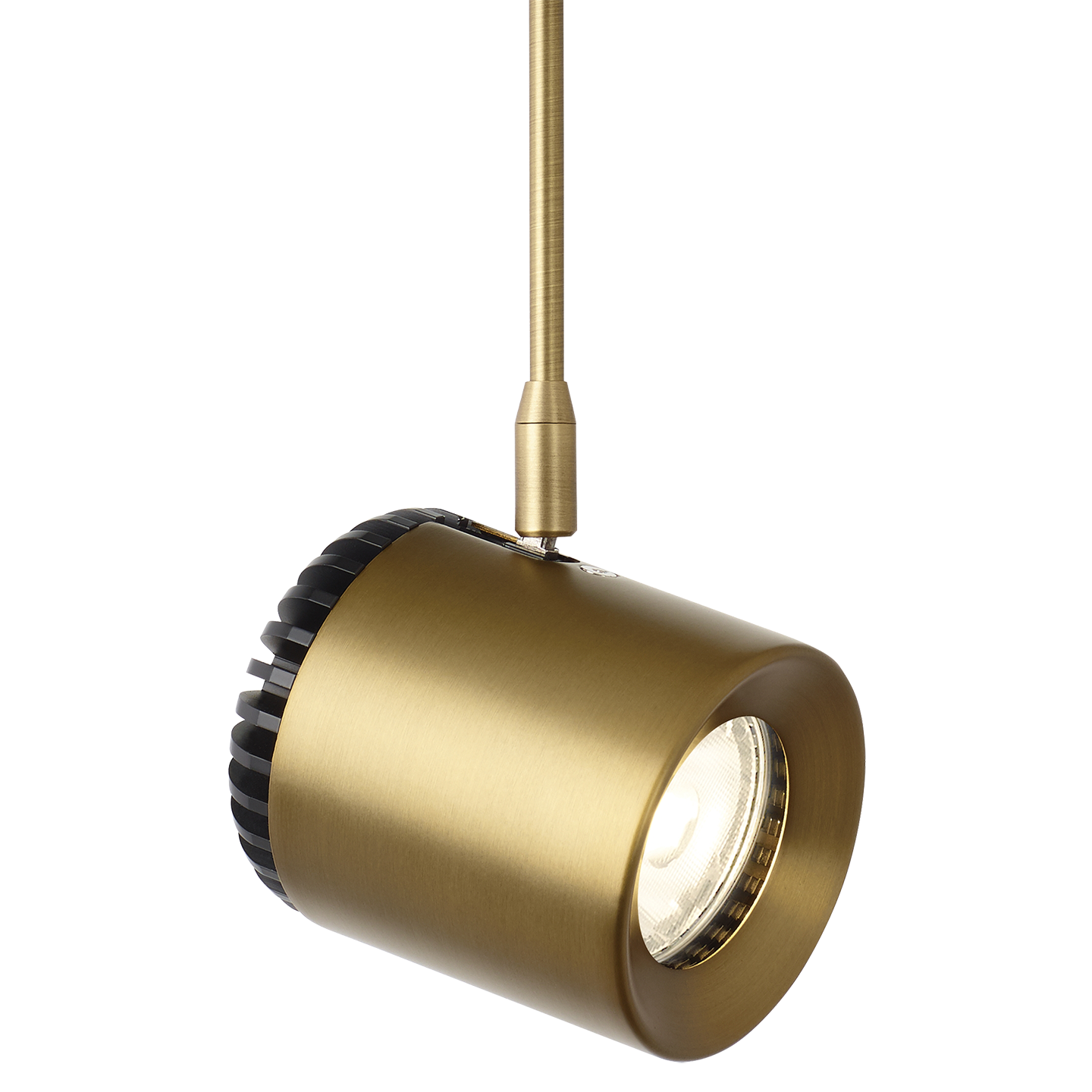 Burk Head MonoRail aged brass 3500K 80 CRI led