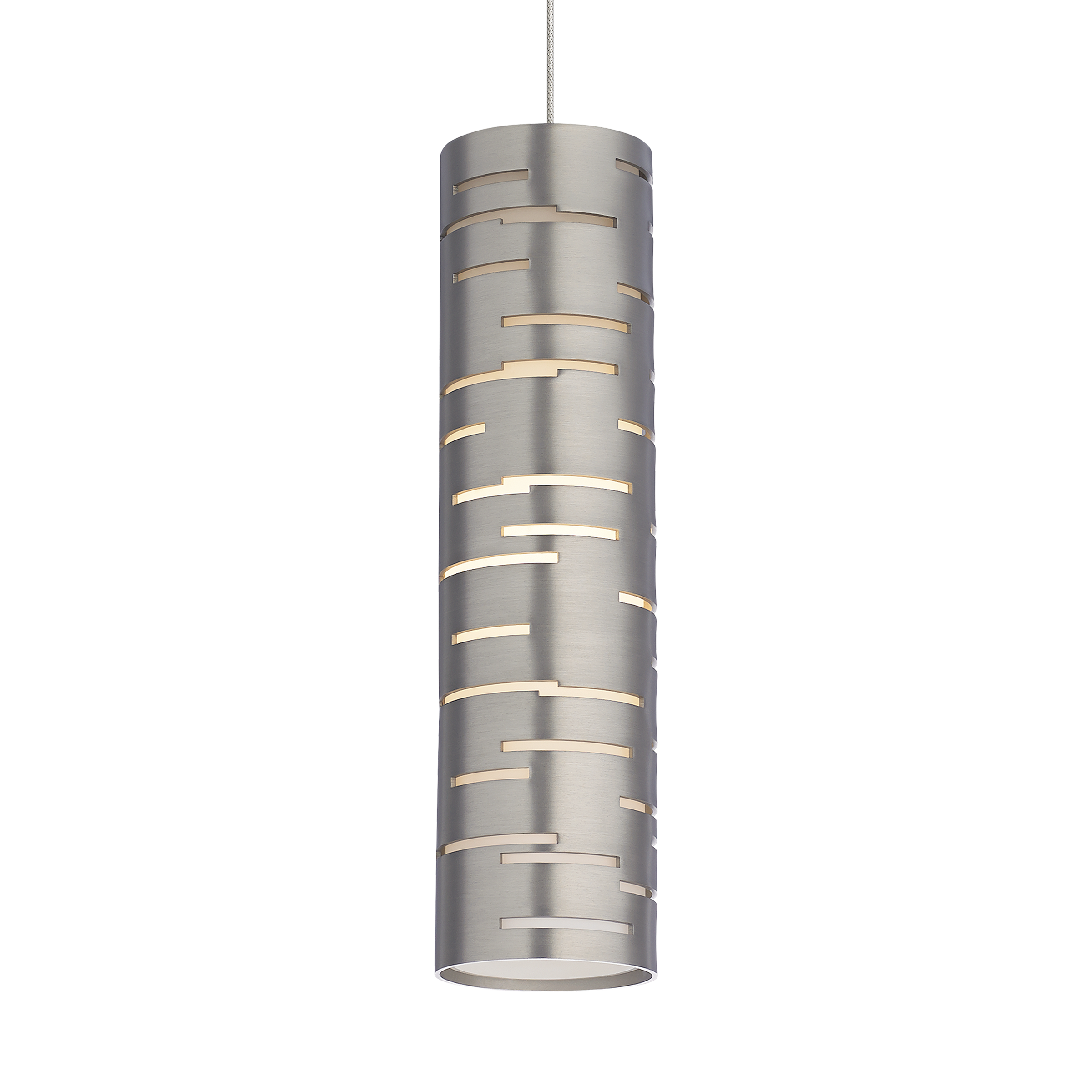 Revel Pendant in Satin Nickel with Satin Nickel Monopoint Bulb(s) Included
