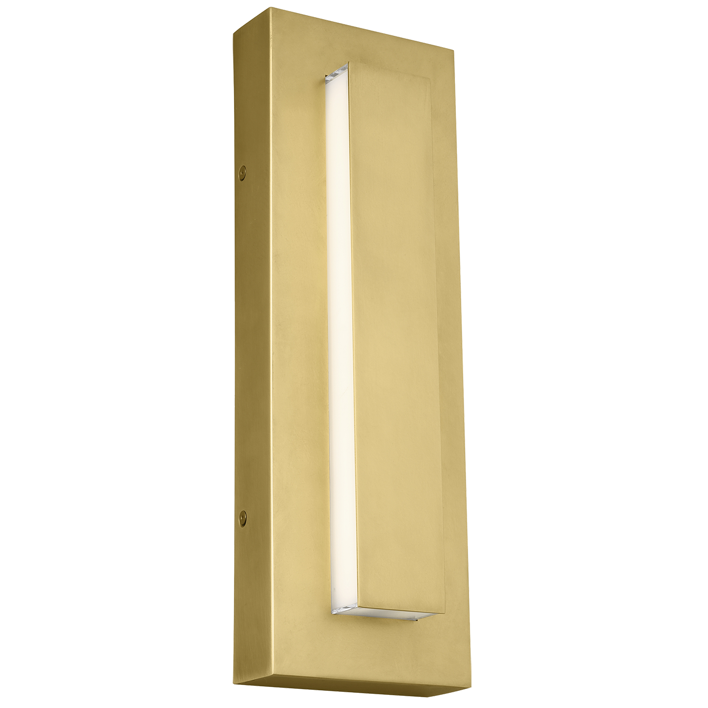 Aspen 15 Outdoor Wall in Natural Brass