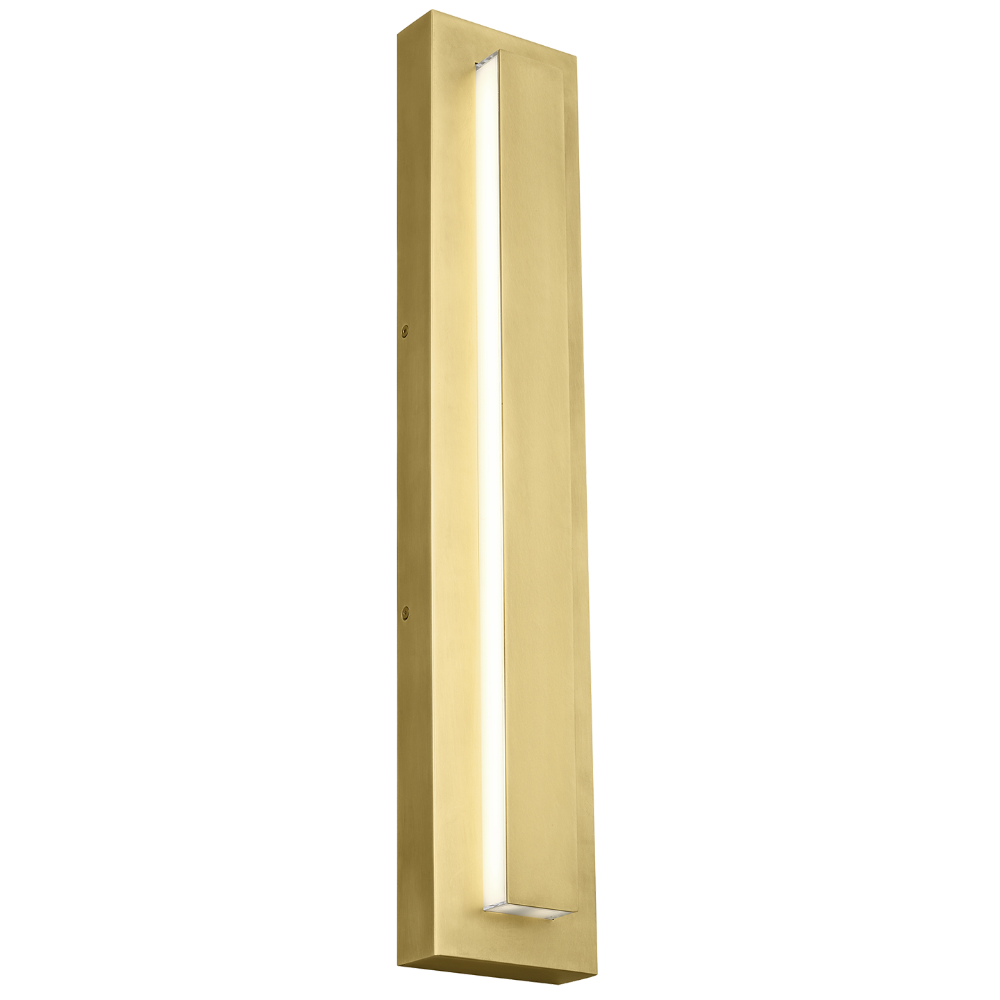 Aspen 26 Outdoor Wall in Natural Brass