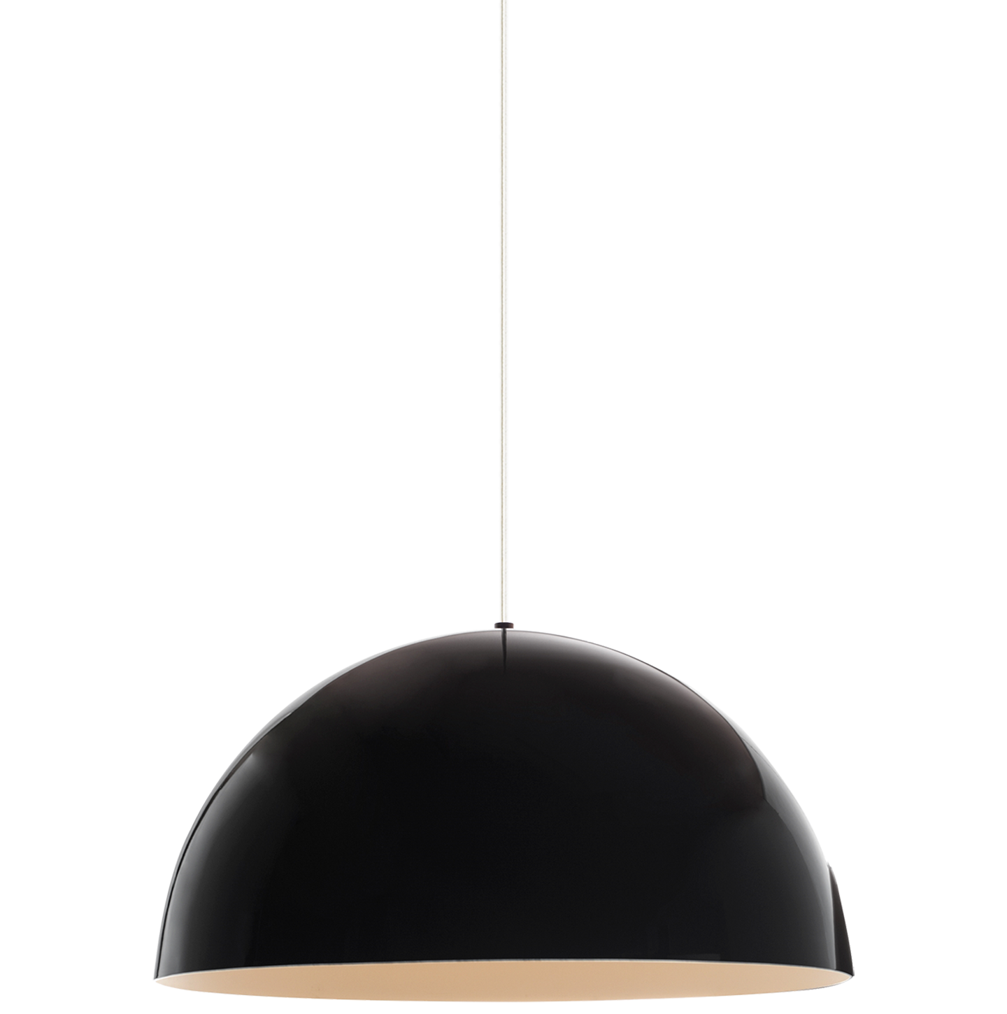 Powell Street Pendant Gloss Black/White white 3000K 80 CRI g40 led 80 cri 3000k 120v