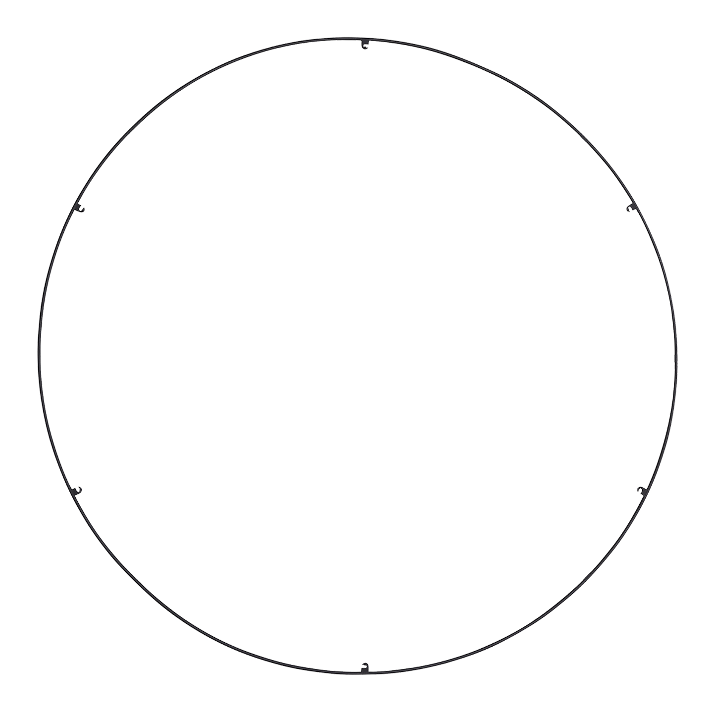 Trellis Spacer R640 Round 6 Port 40" nightshade black
