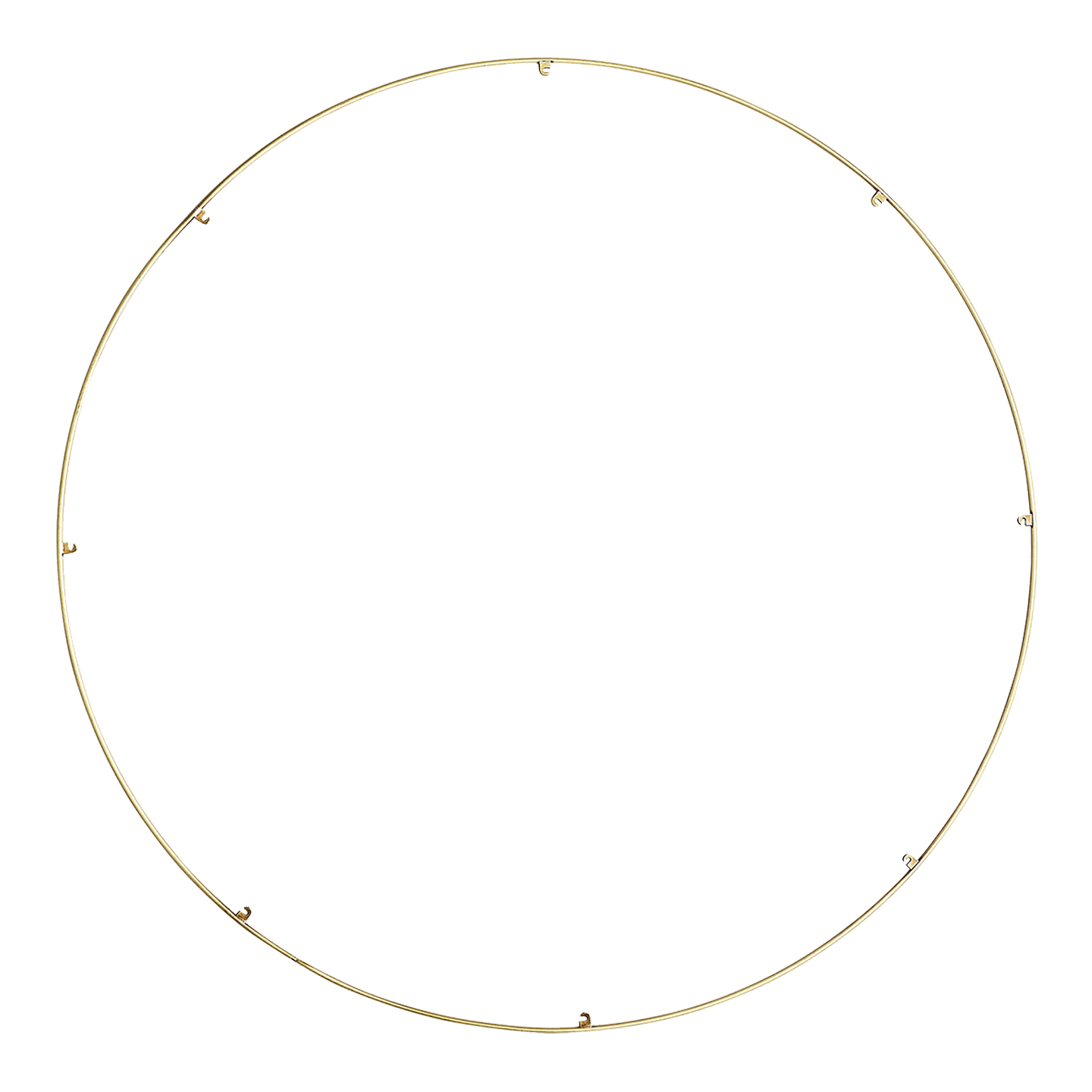 Trellis Spacer R840 in Natural Brass