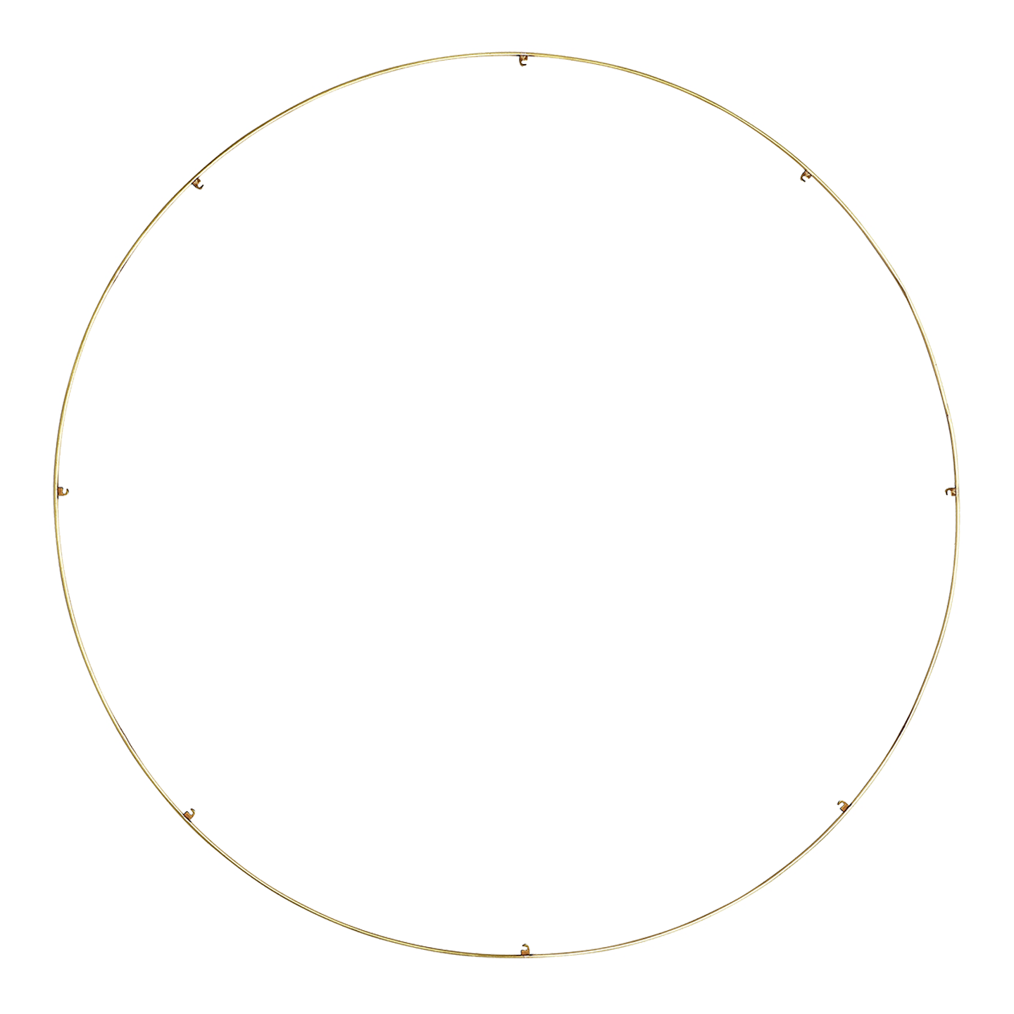 Trellis Spacer R850 in Natural Brass