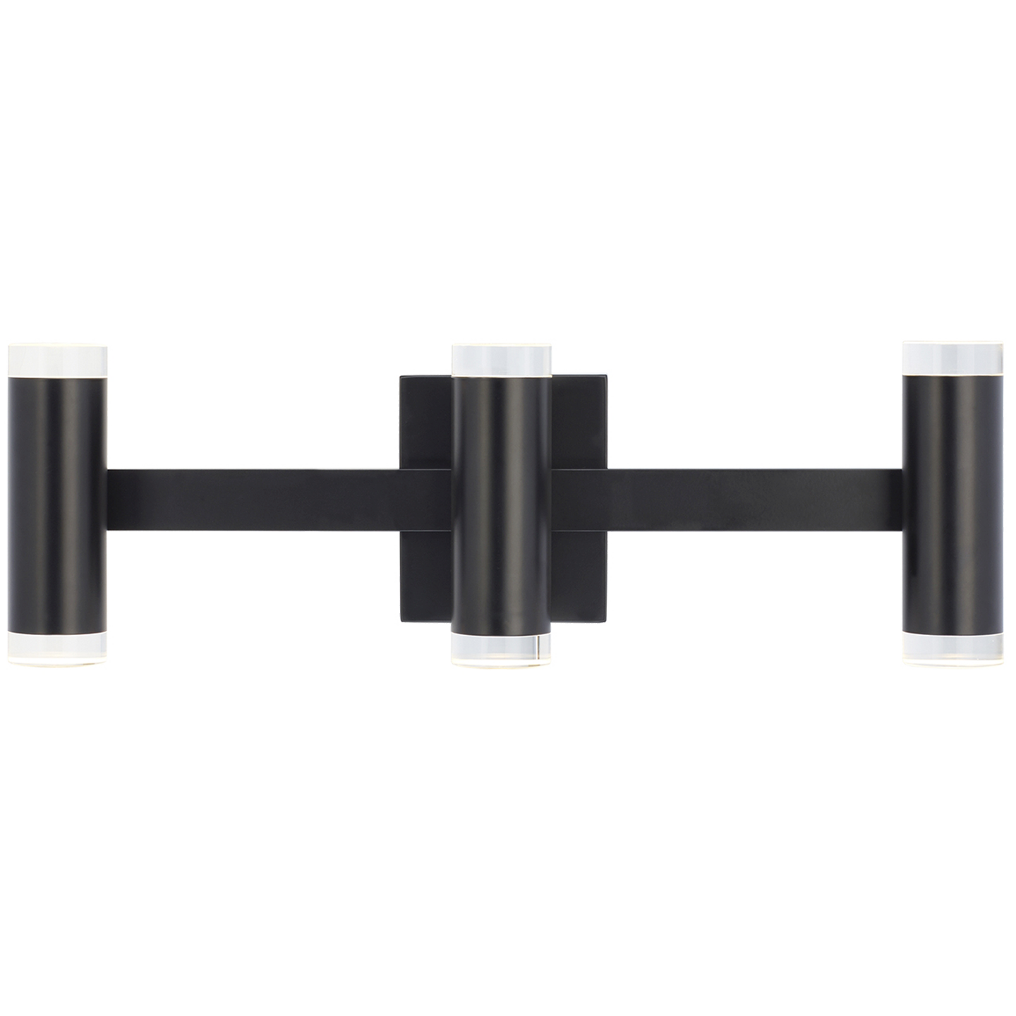 Dobson II 3-Light Bath in Matte Black