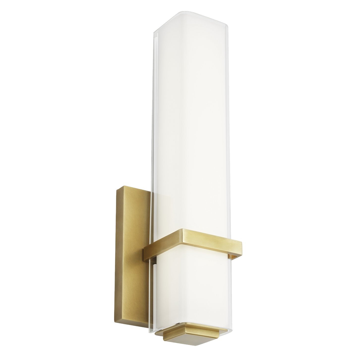 Milan 13 Bath in Natural Brass