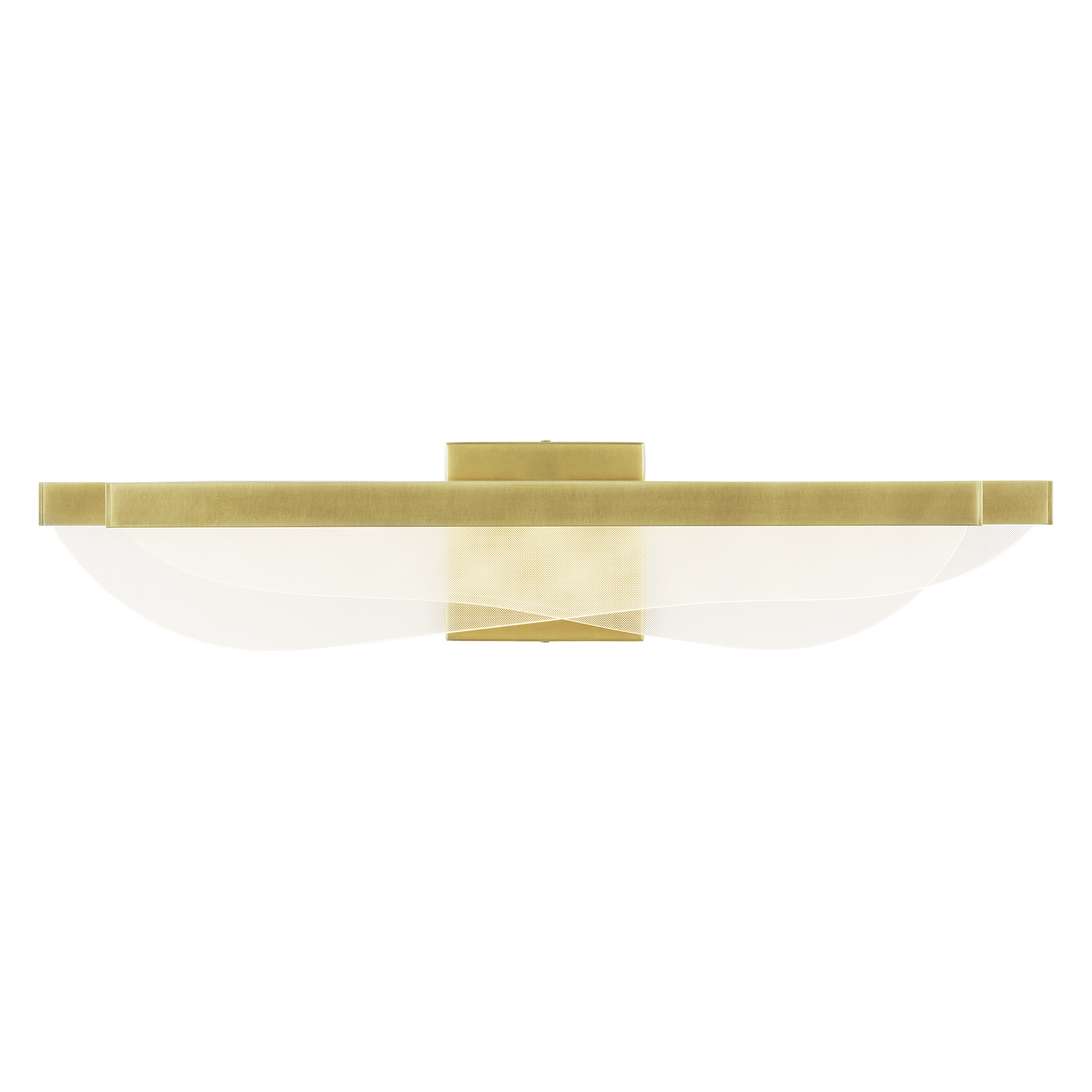 Nyra 25 Bath in Plated Brass