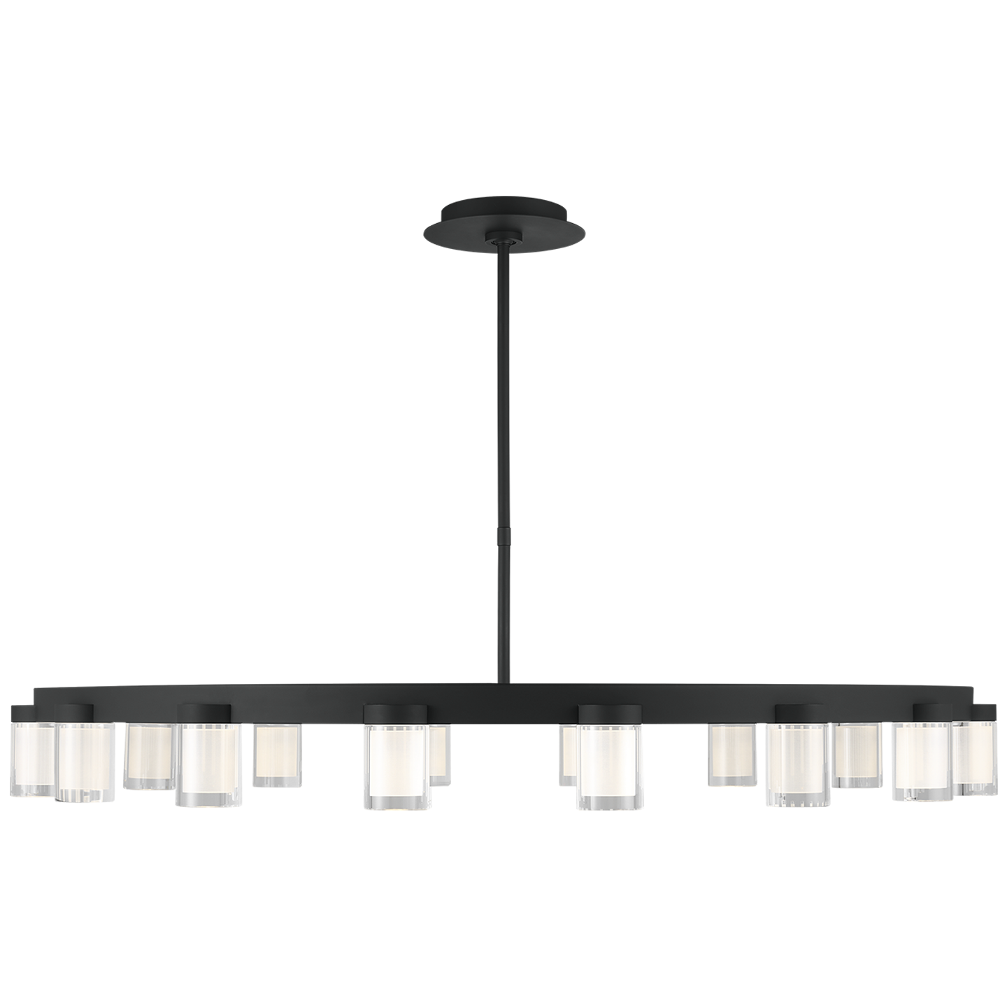 Esfera Large Chandelier in Nightshade Black