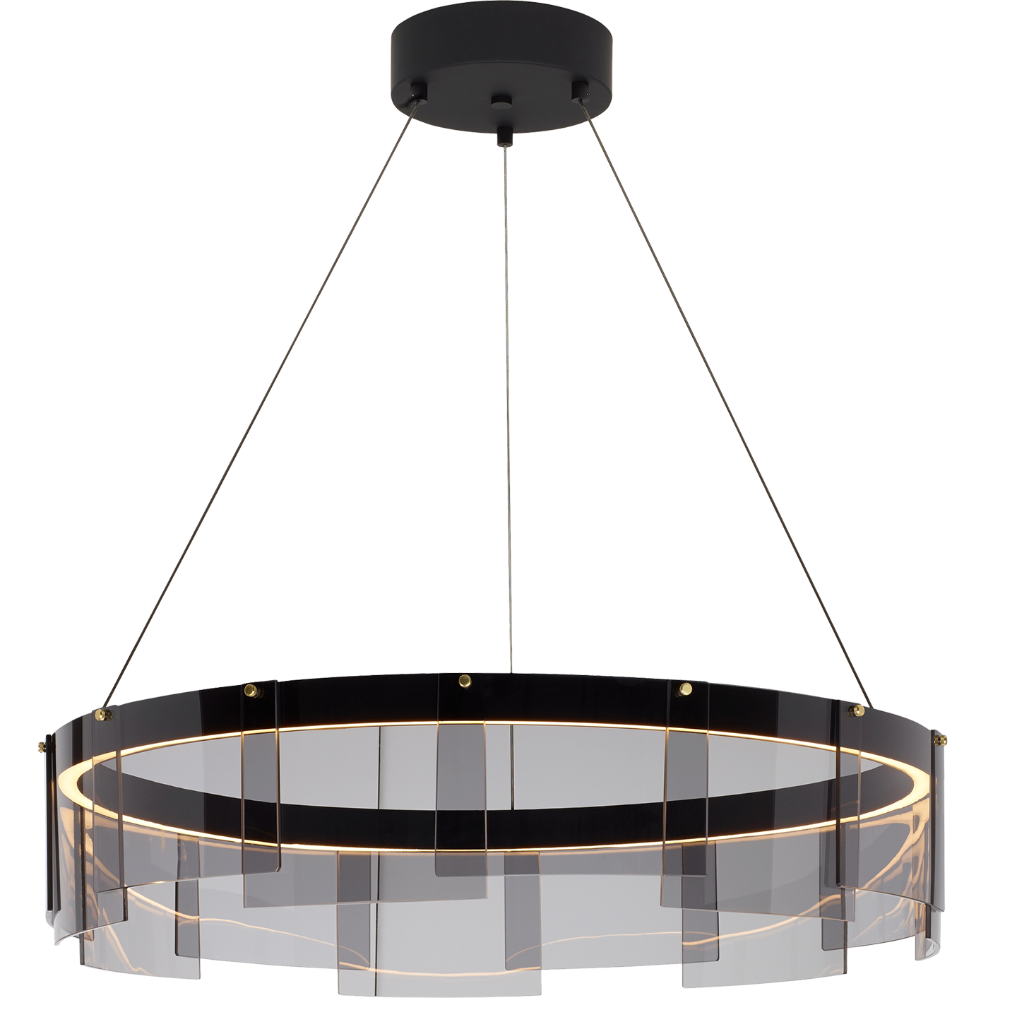 Stratos 30 Chandelier in Black