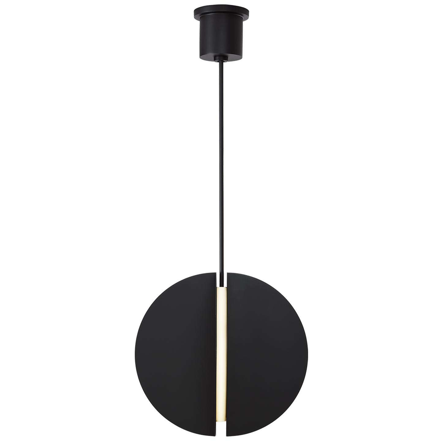 Bau 18 Pendant in Nightshade Black