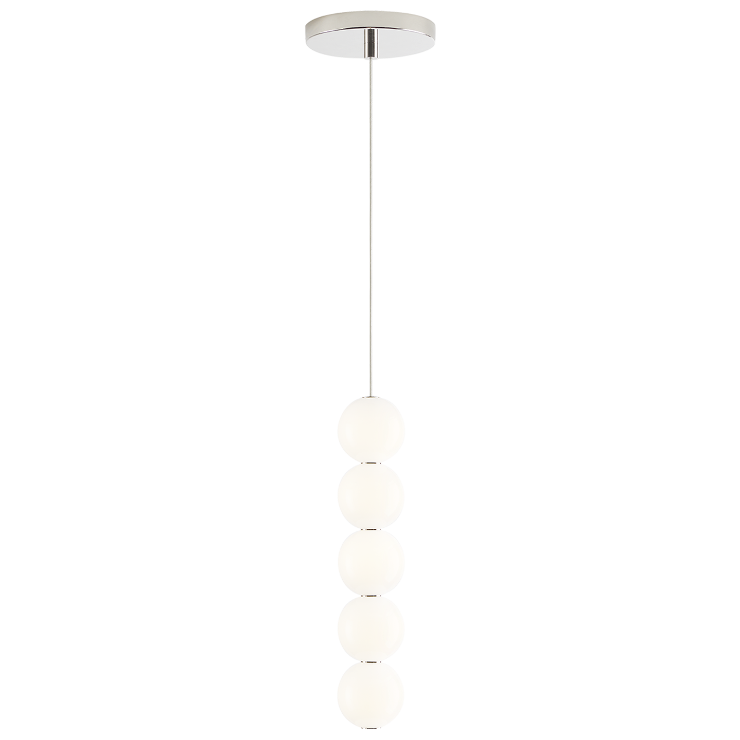 Orbet 5-Light Pendant in Polished Nickel