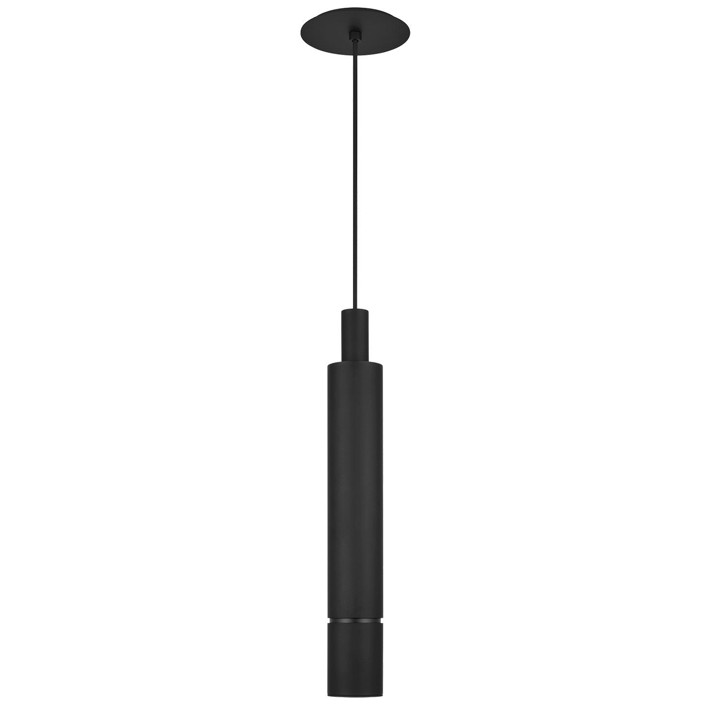 Sottile Large Pendant in Nightshade Black