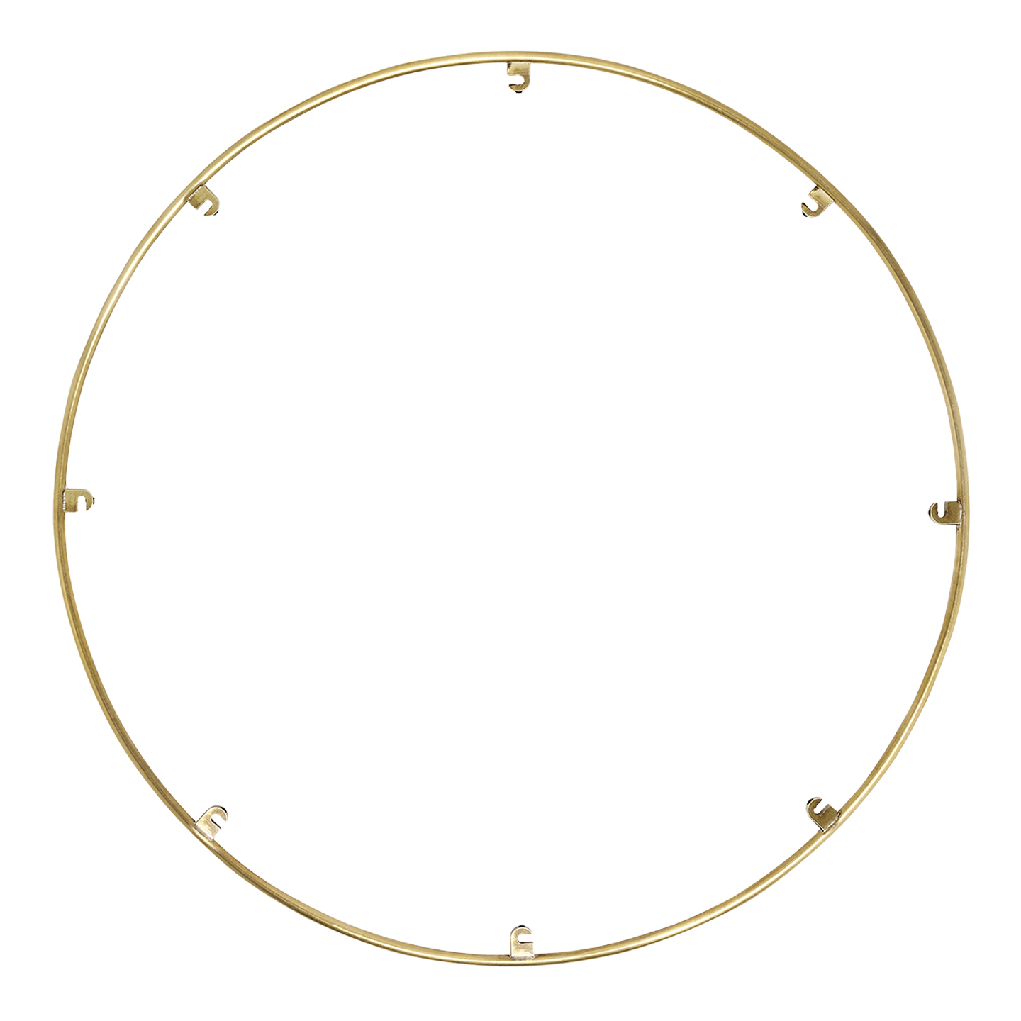 Trellis Spacer R818 in Natural Brass