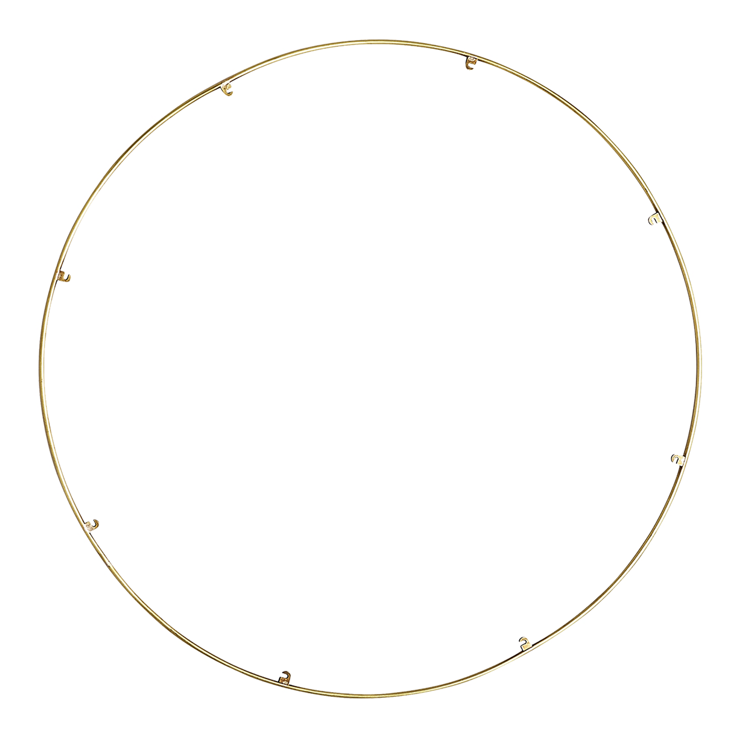 Trellis Spacer R830 in Natural Brass