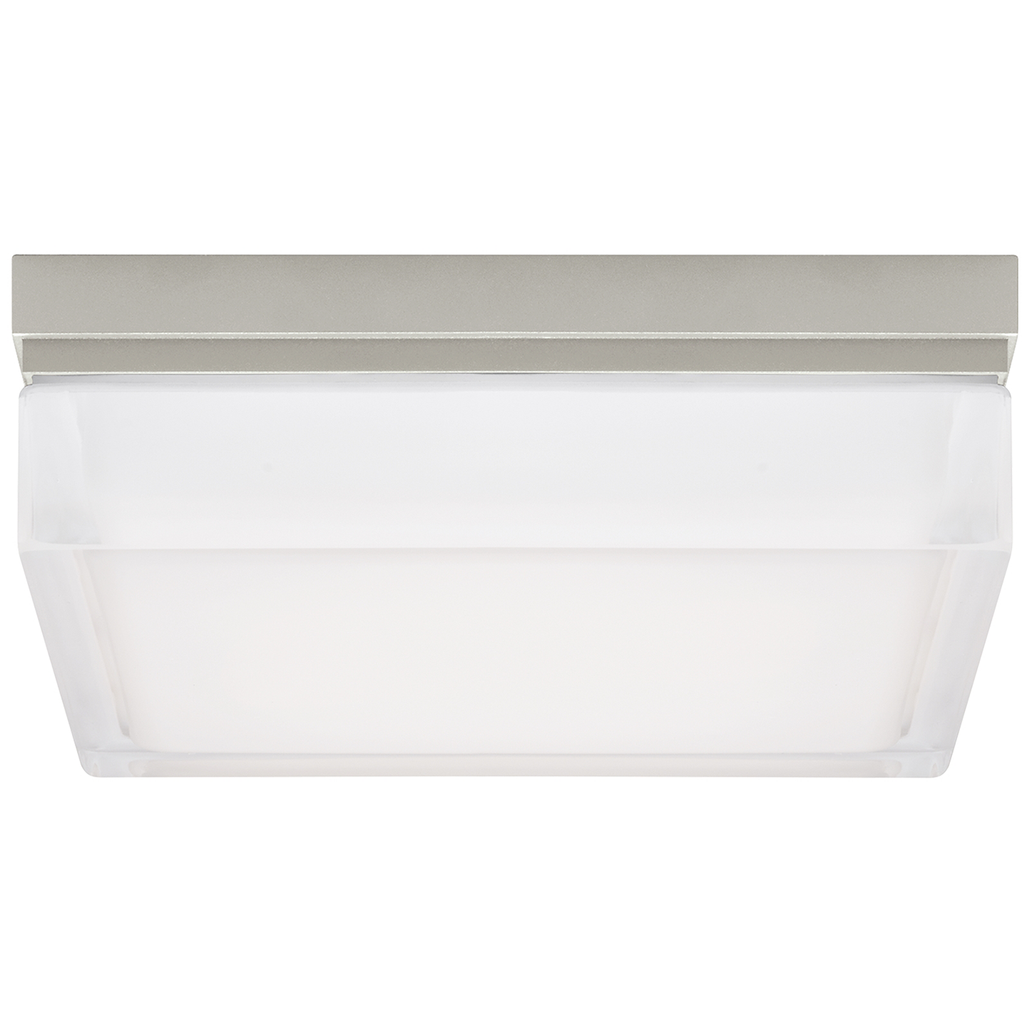 Boxie Large Flush Mount Large satin nickel 3000K 90 CRI integrated led 90 cri 3000k`