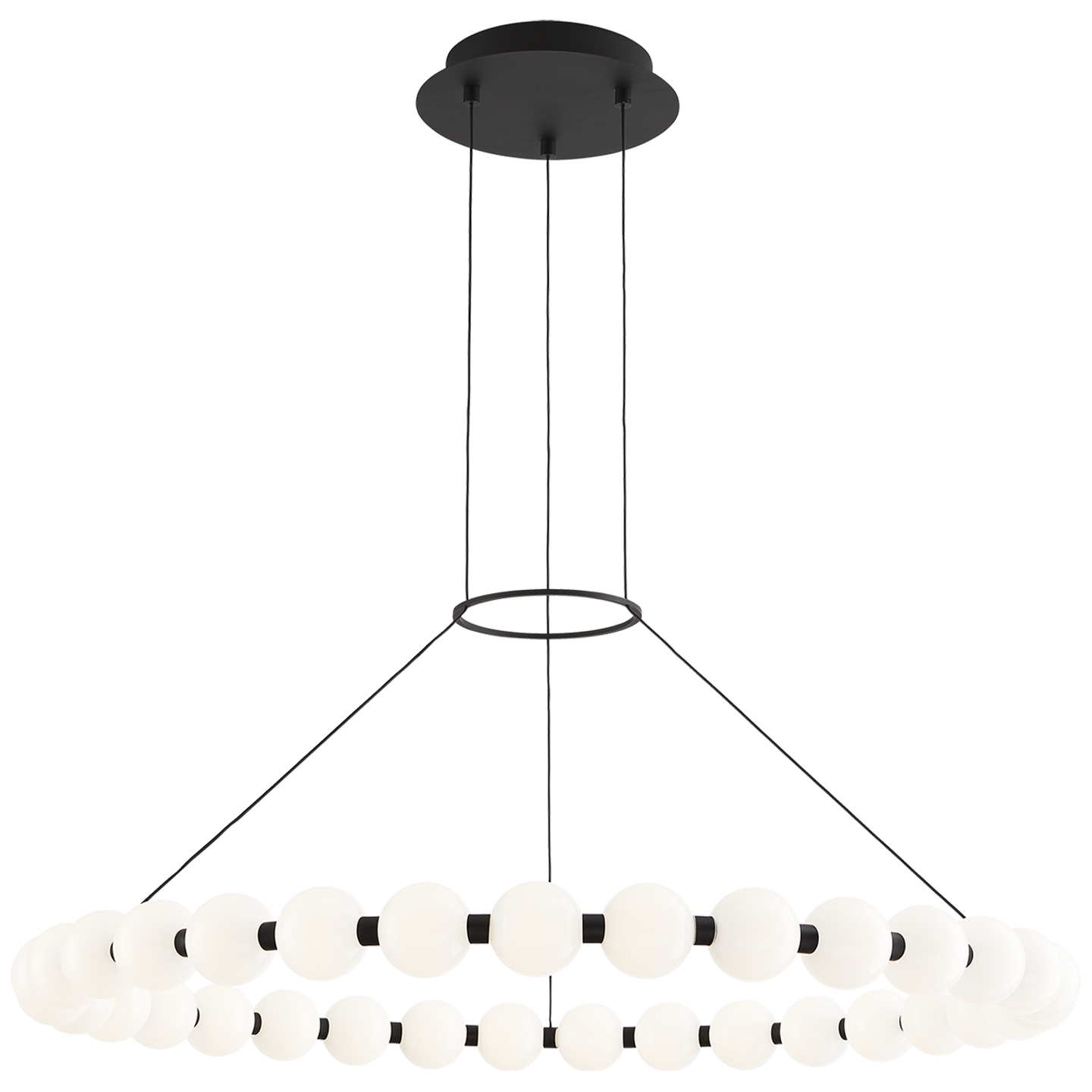 Orbet 36 Chandelier in Nightshade Black
