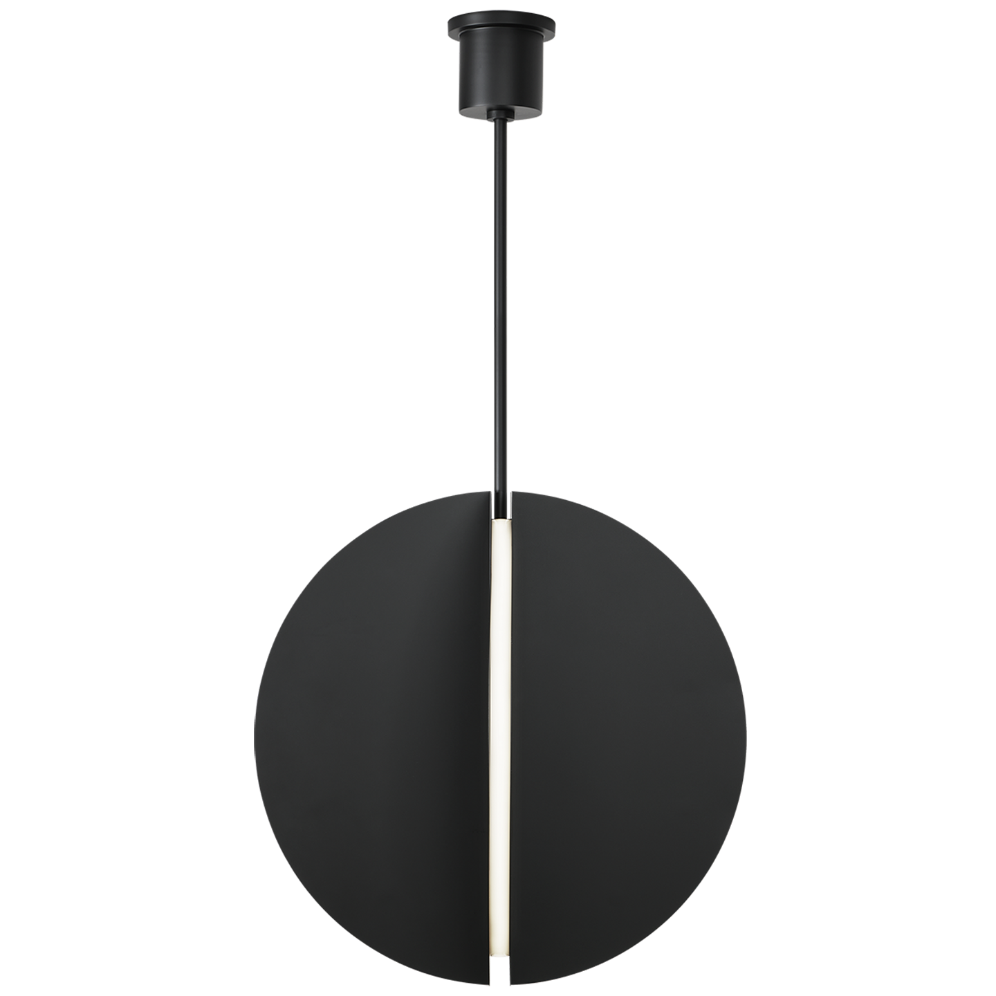 Bau 28 Pendant in Nightshade Black
