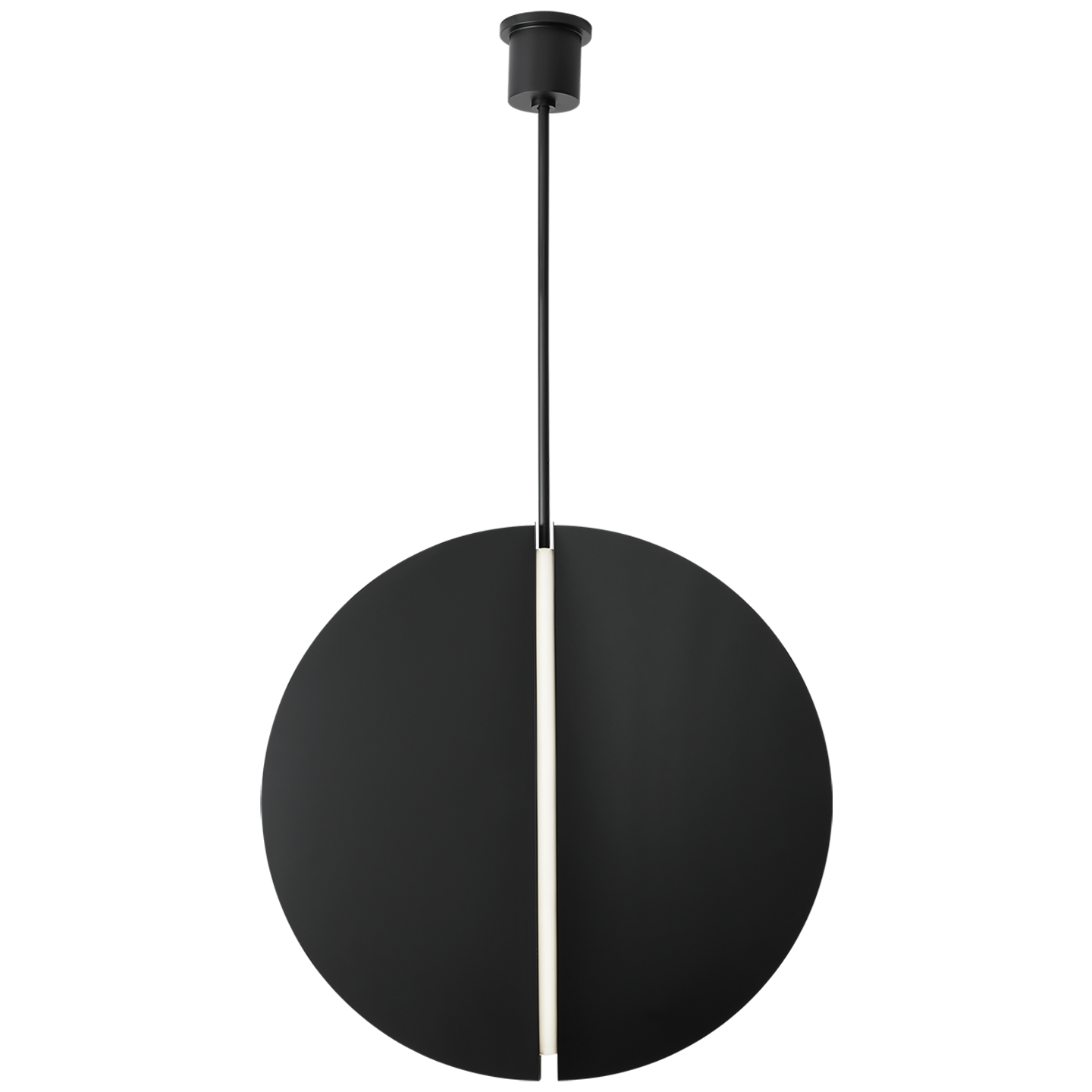Bau 36 Pendant in Nightshade Black