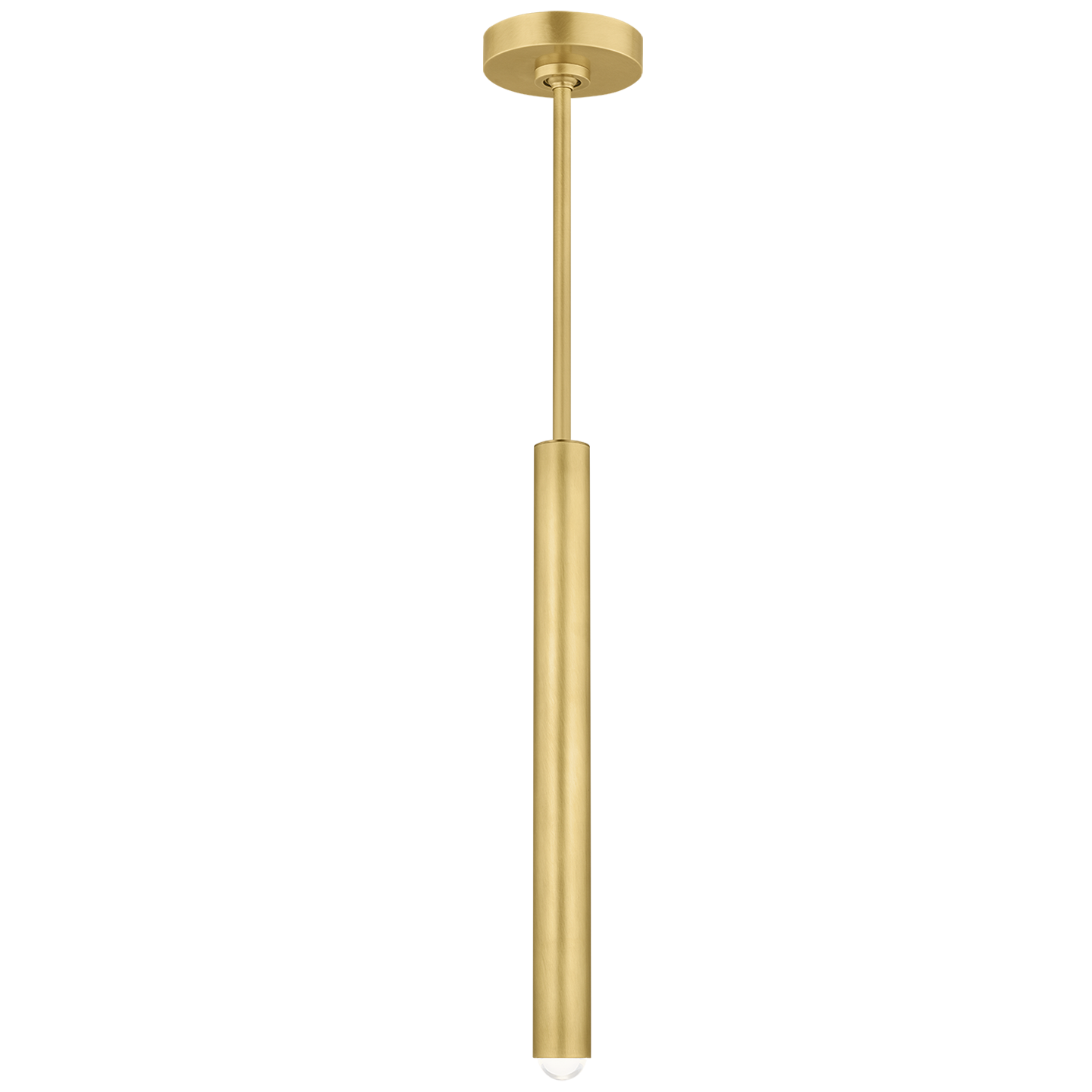 Ebell Small Pendant in Natural Brass