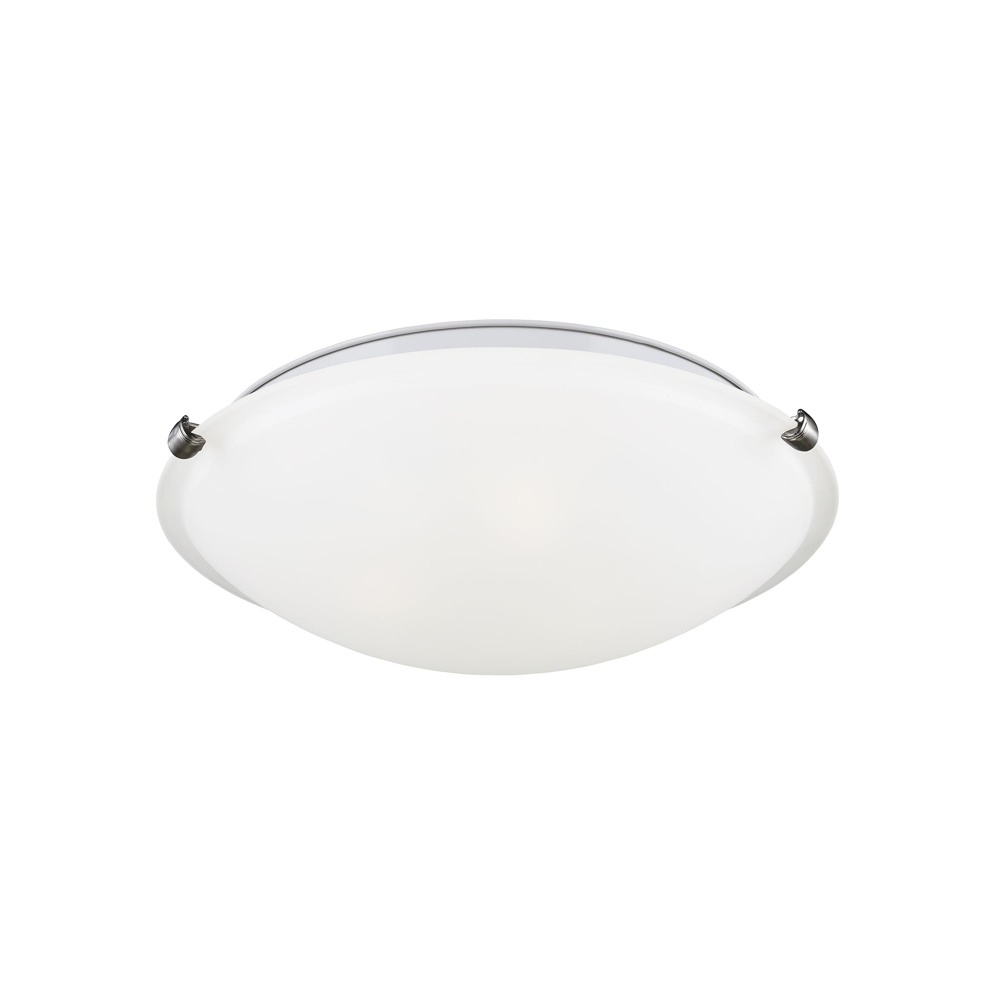 Clip LED Small Flush Mount Brushed Nickel Bulbs Inc