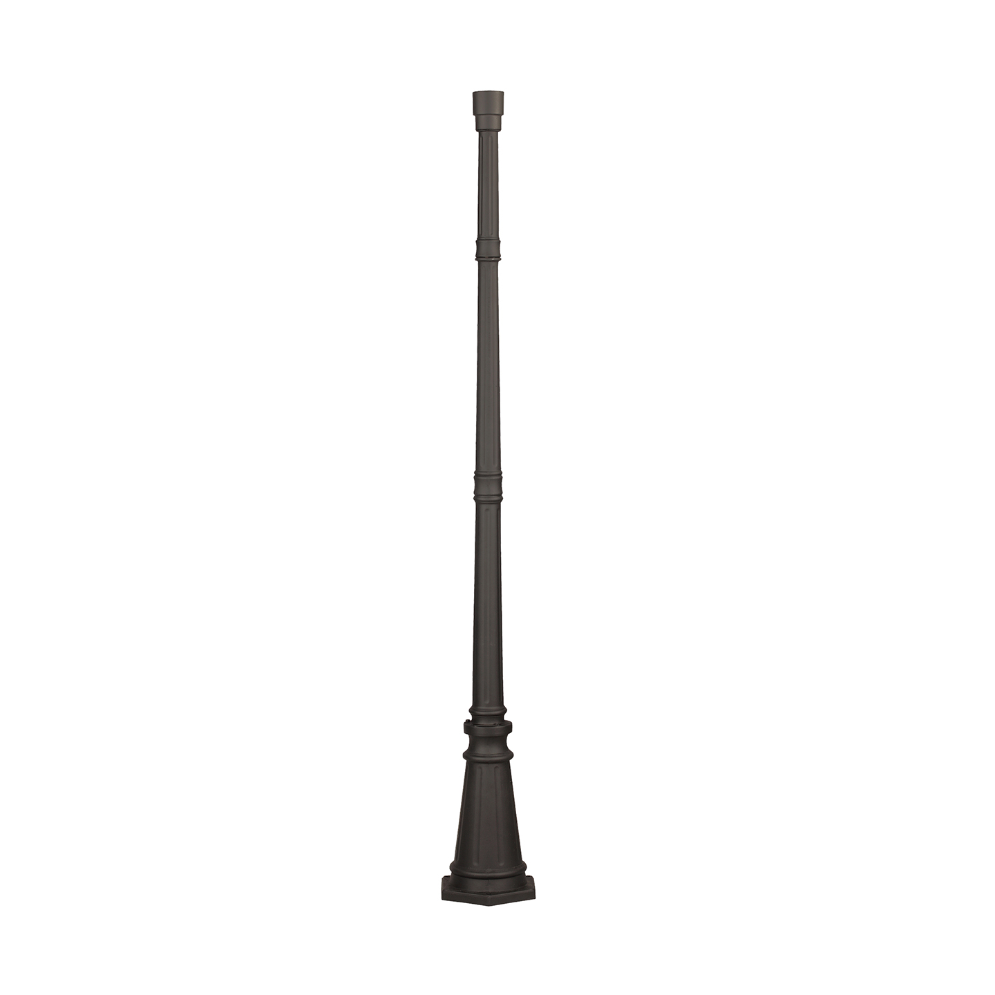 Cast Aluminum Post in Black