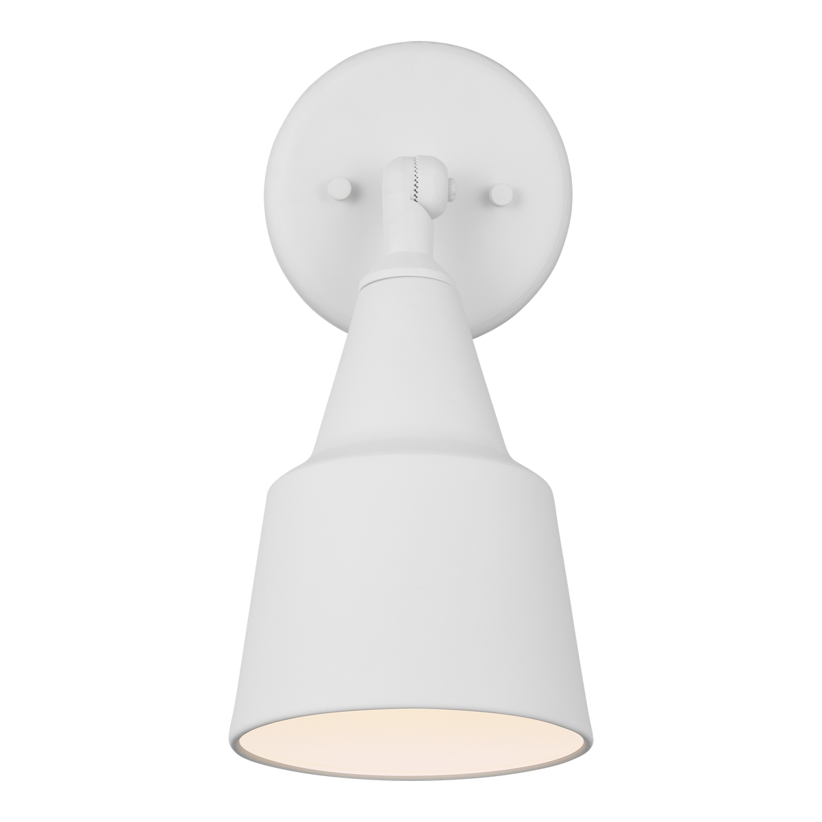 One Light Adjustable Swivel Flood Light White
