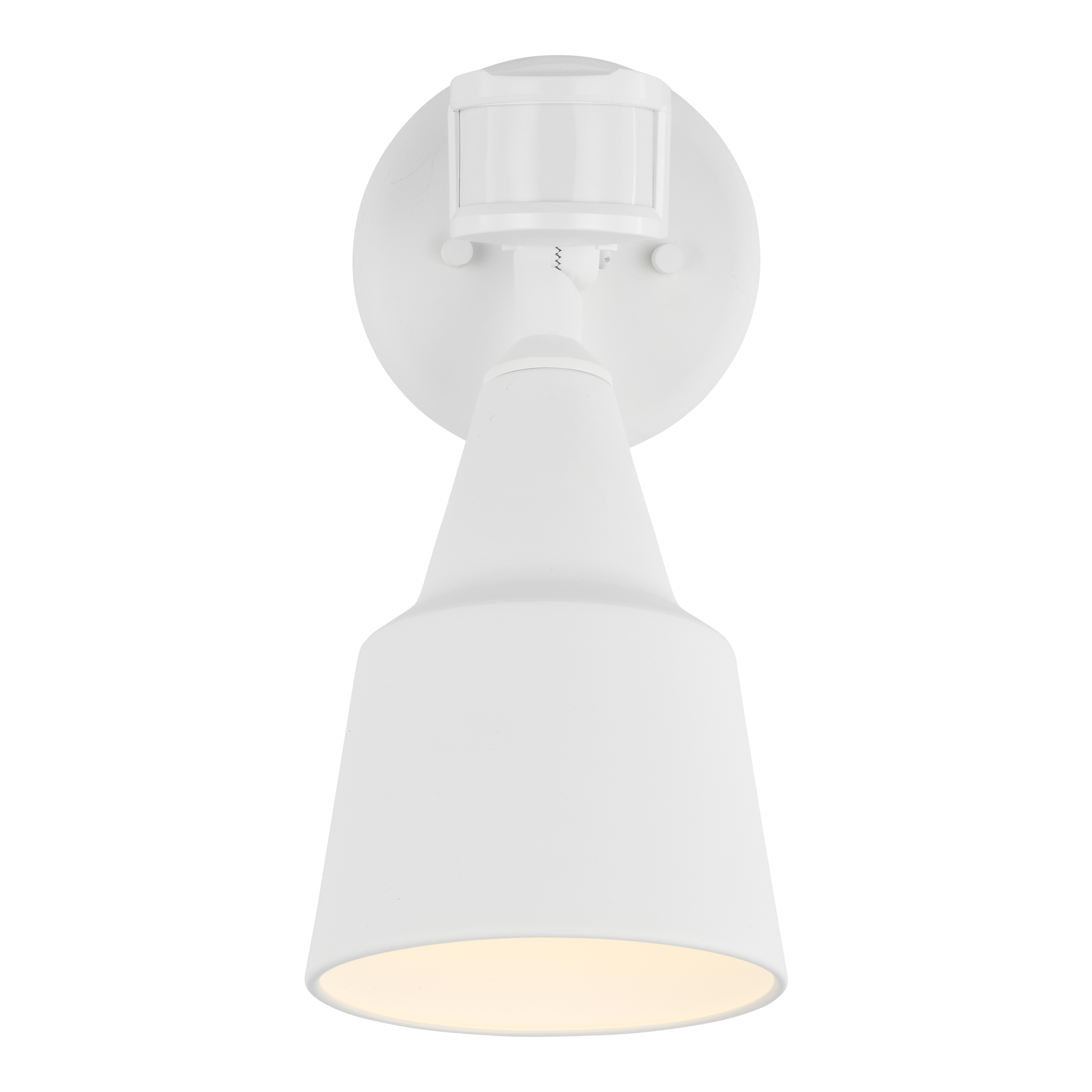 One Light Flood with Photo and Motion Sensor White