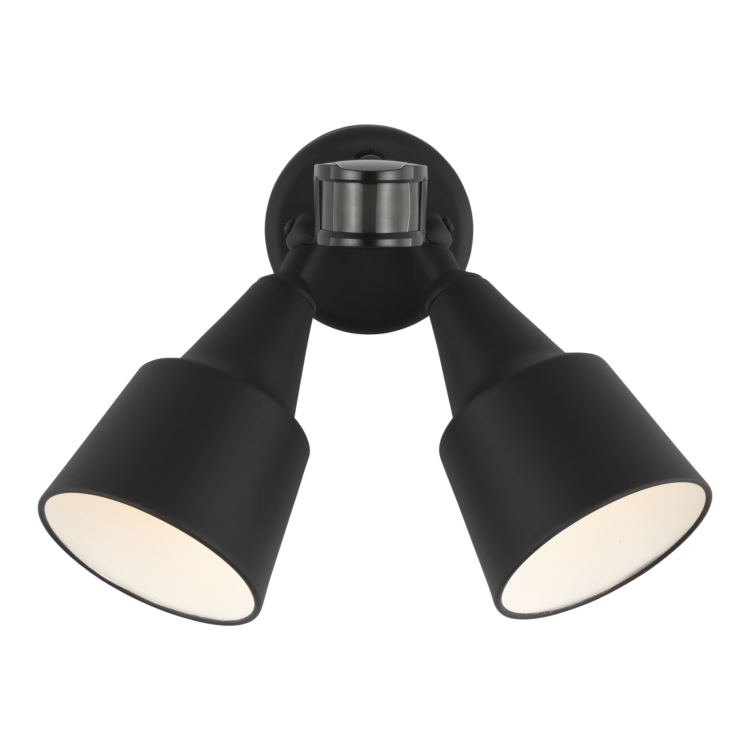 Two Light Flood with Photo and Motion Sensor Black