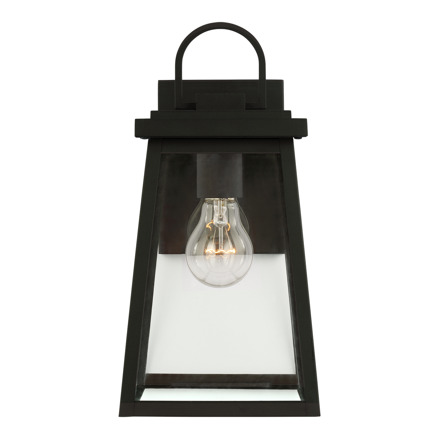 Founders Medium Wall Lantern in Black