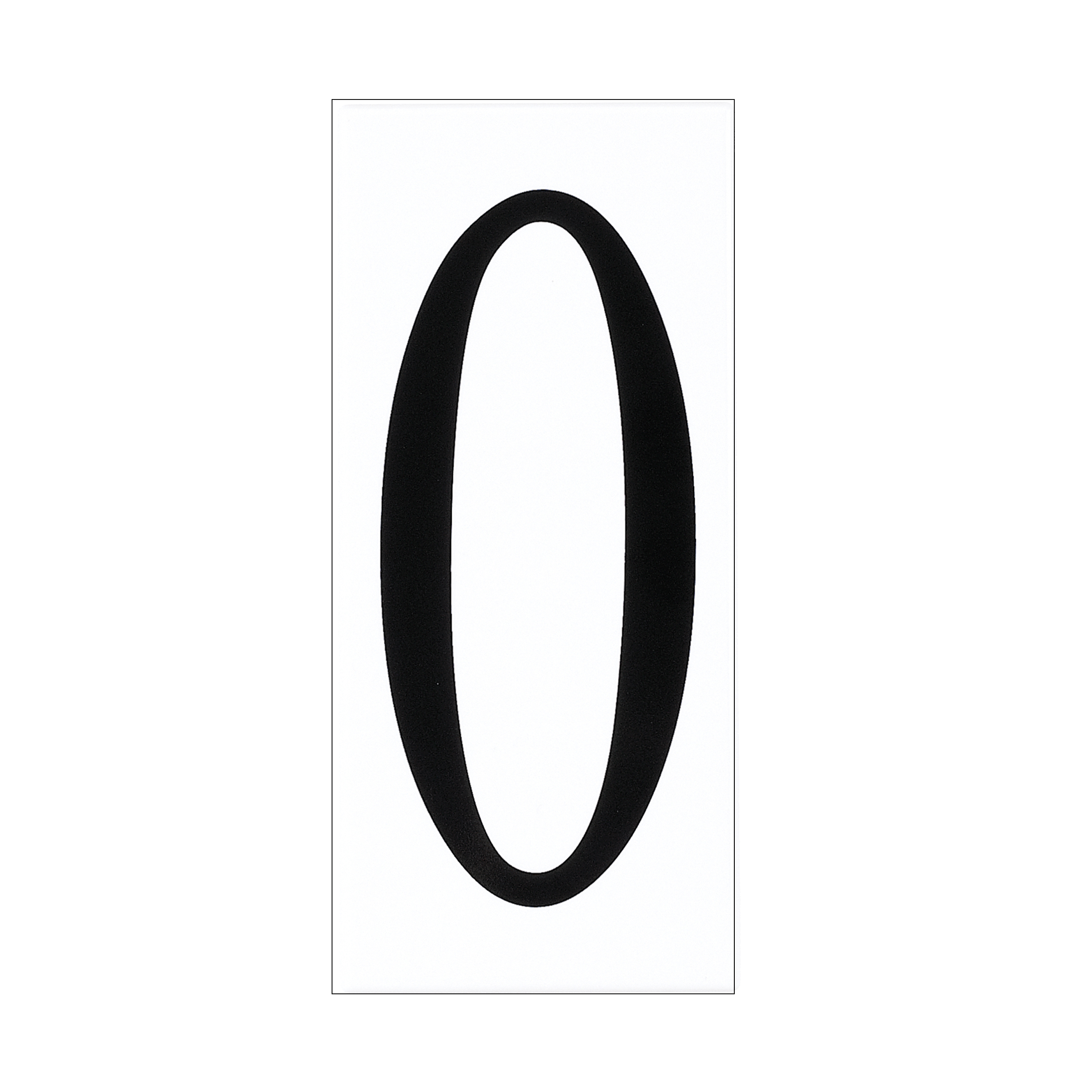 Address Light Number Tile 0 White Plastic