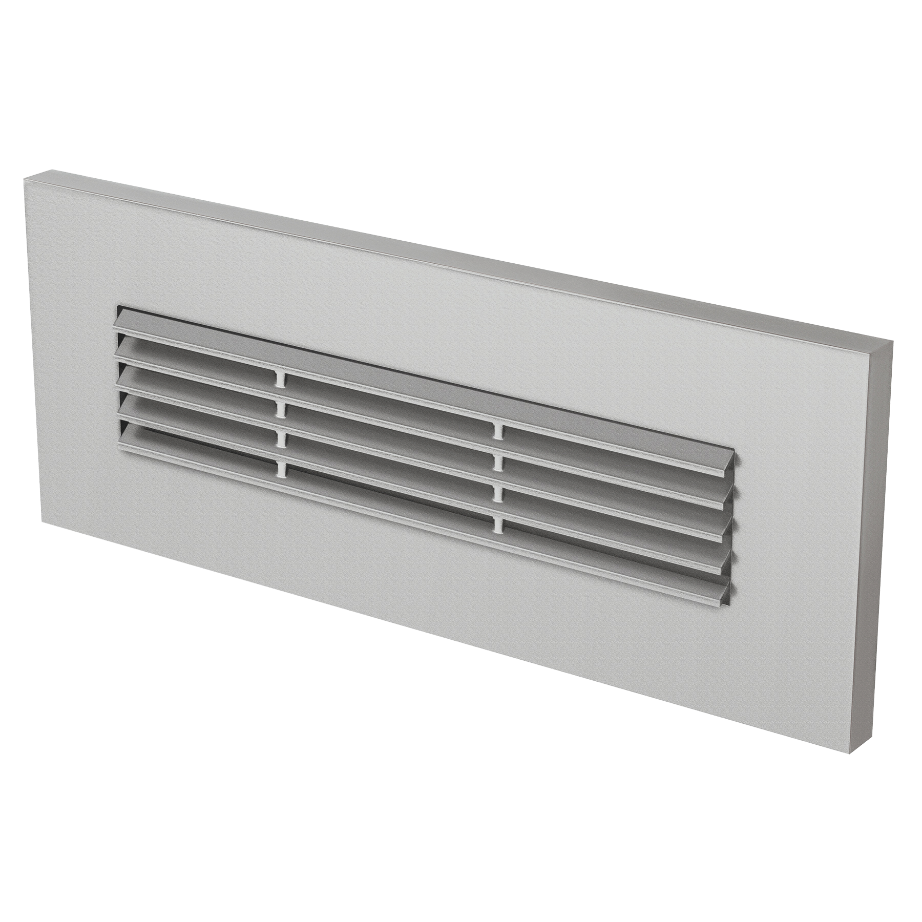 LED Brick Lighting Louver Amber LED Brick Light-849 Satin Nickel