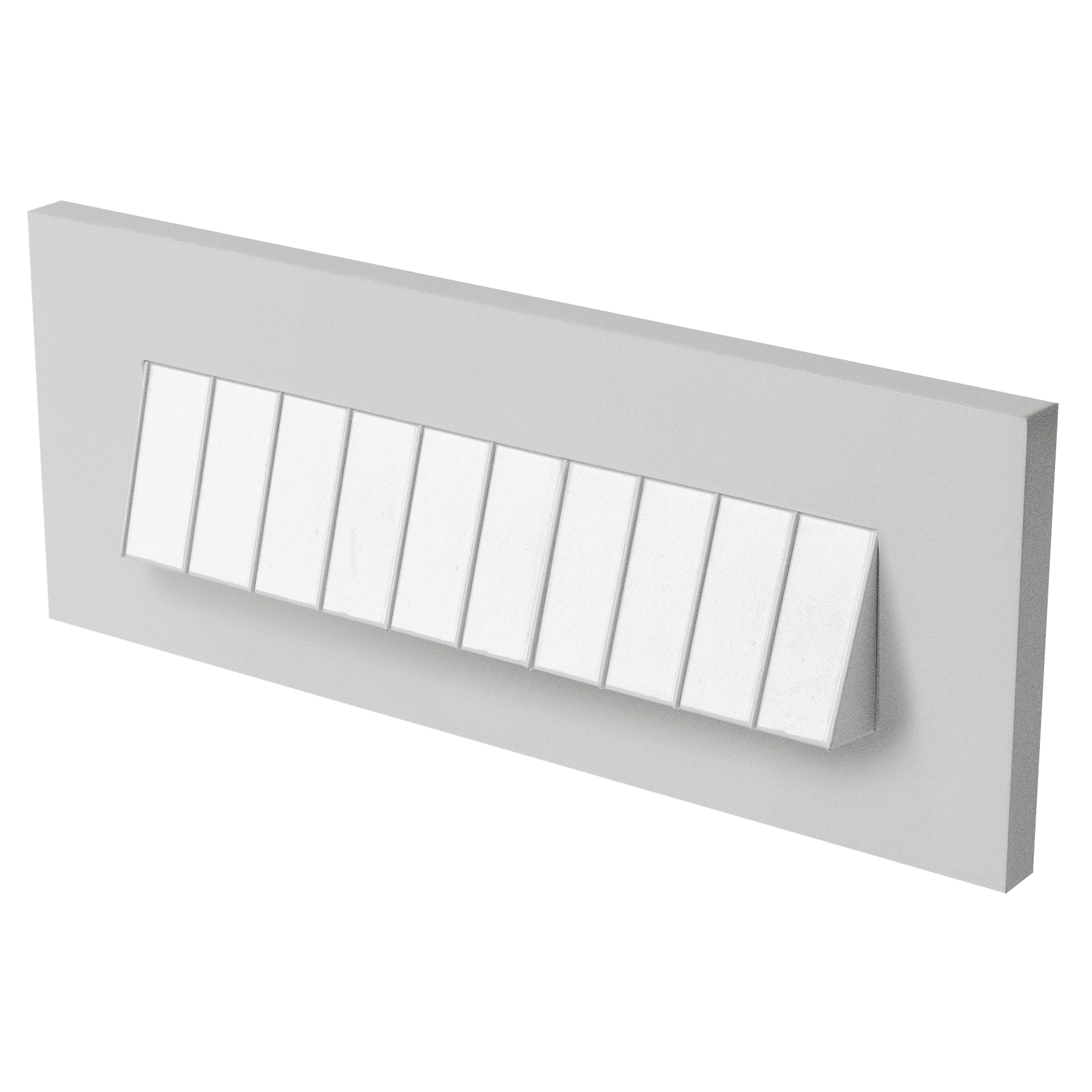 LED Brick Lighting Tarpa Amber LED Brick Light-849 Satin Nickel