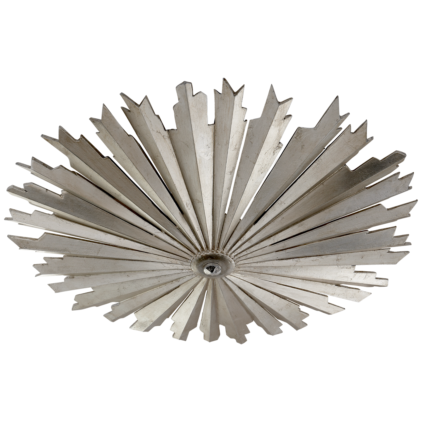 Claymore Grande Flush Mount in Burnished Silver Leaf
