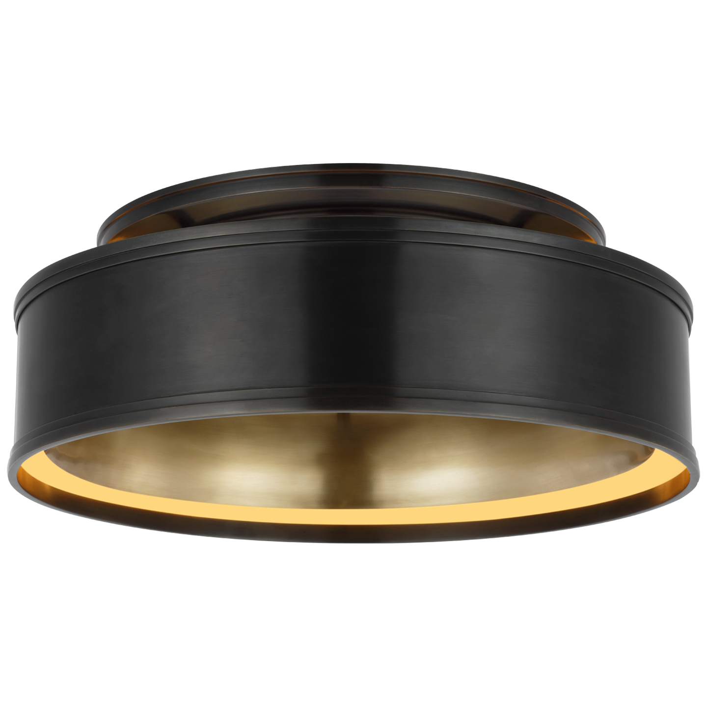 Connery 18" Flush Mount in Bronze