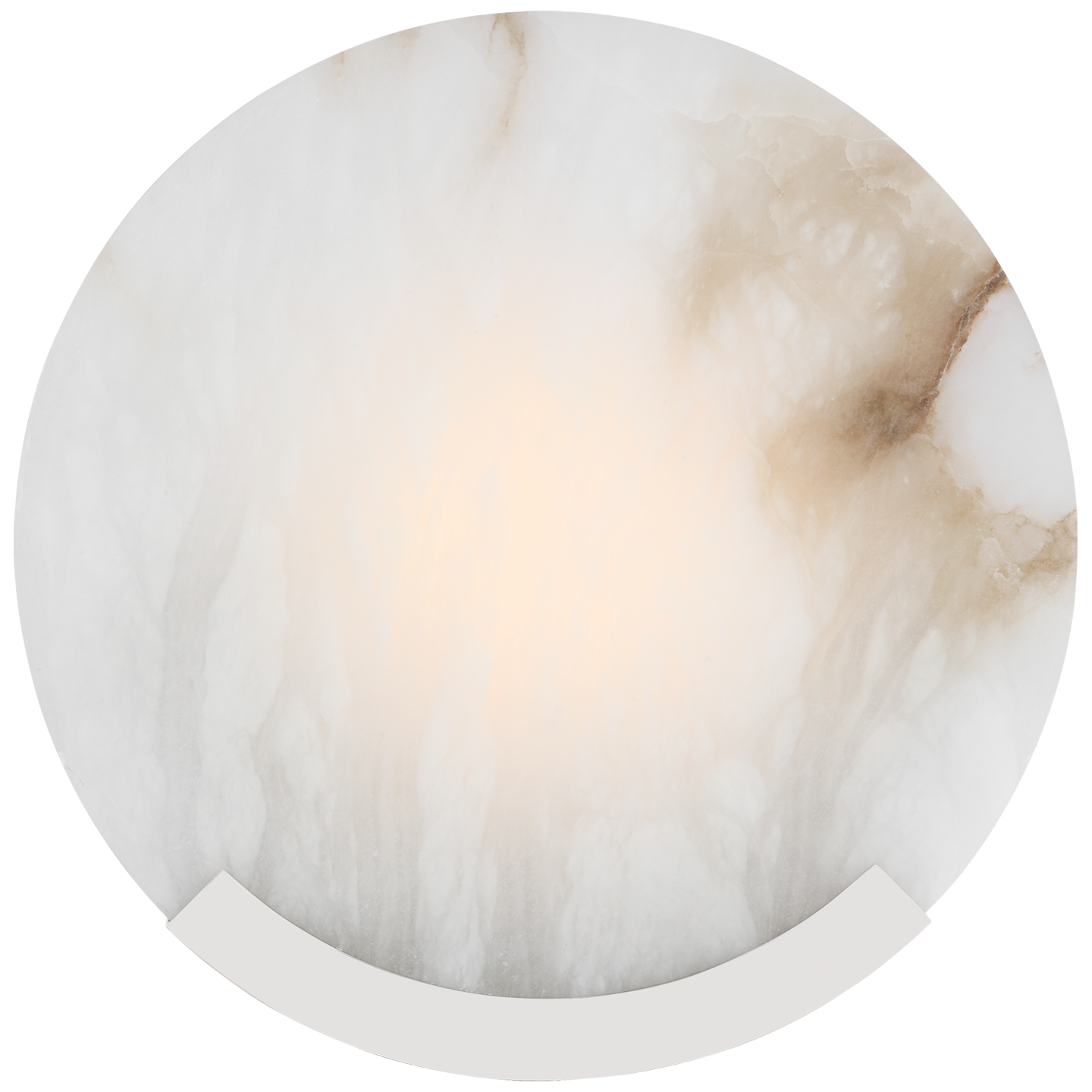 Melange 13" Sconce in Polished Nickel with Alabaster