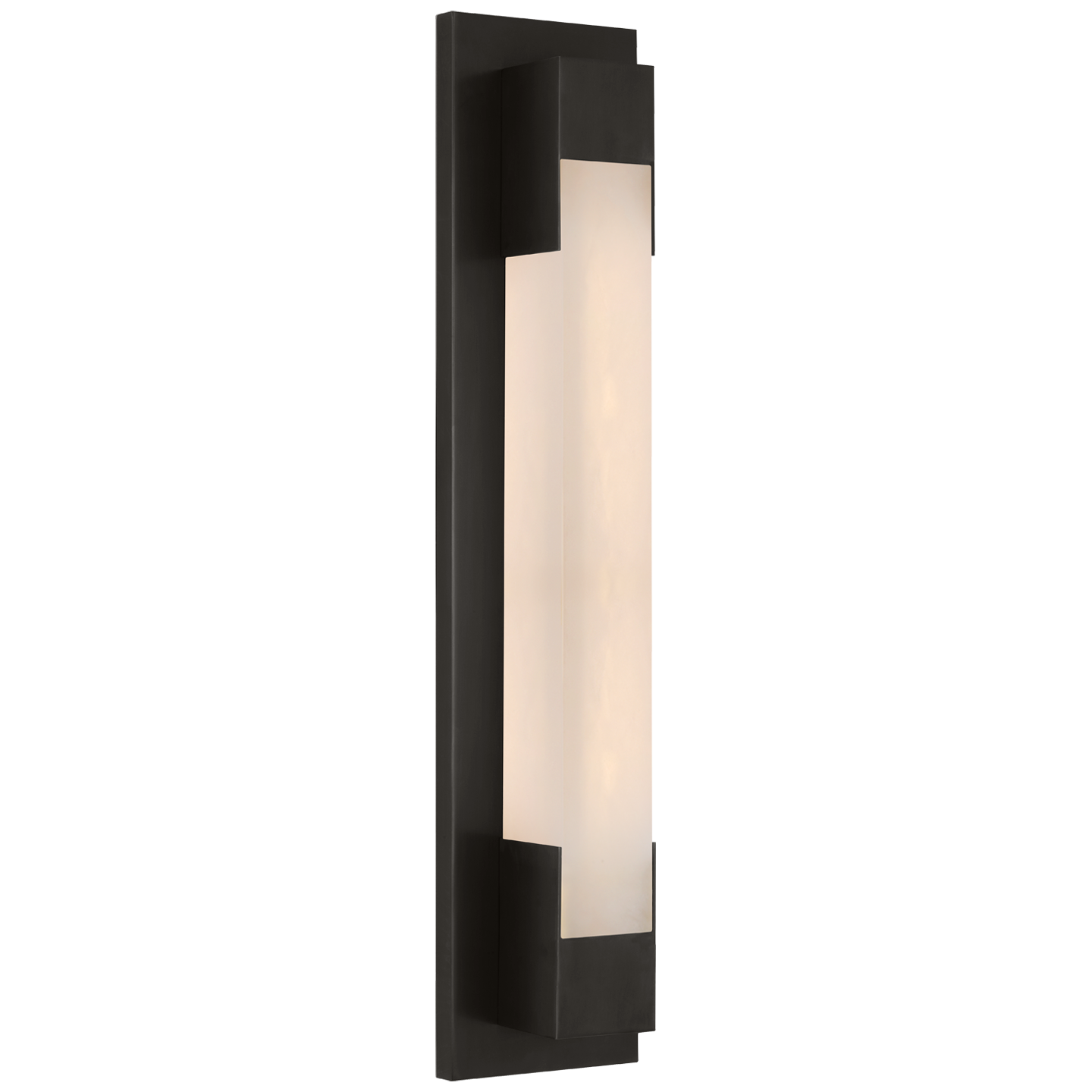 Covet 21" Bracketed Bath Light in Bronze with Alabaster