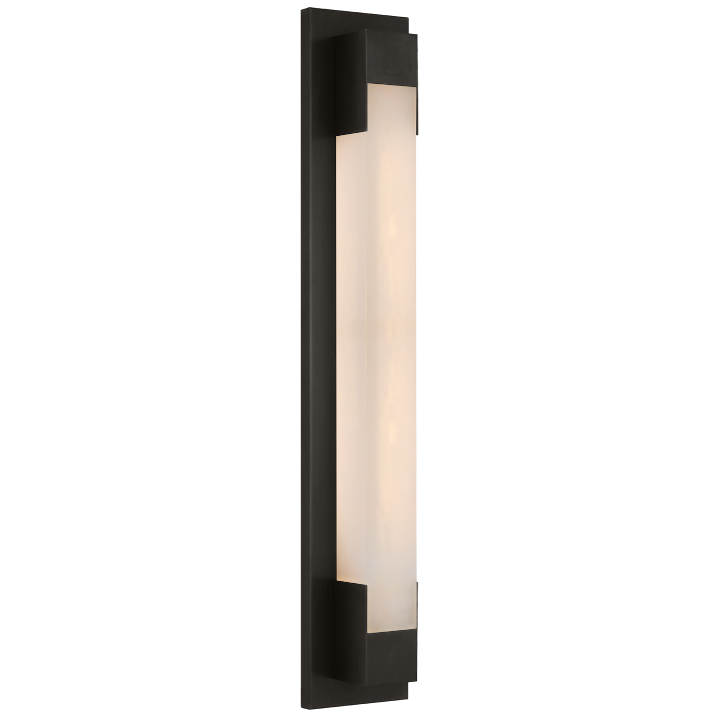 Covet 26" Bracketed Bath Light in Bronze with Alabaster