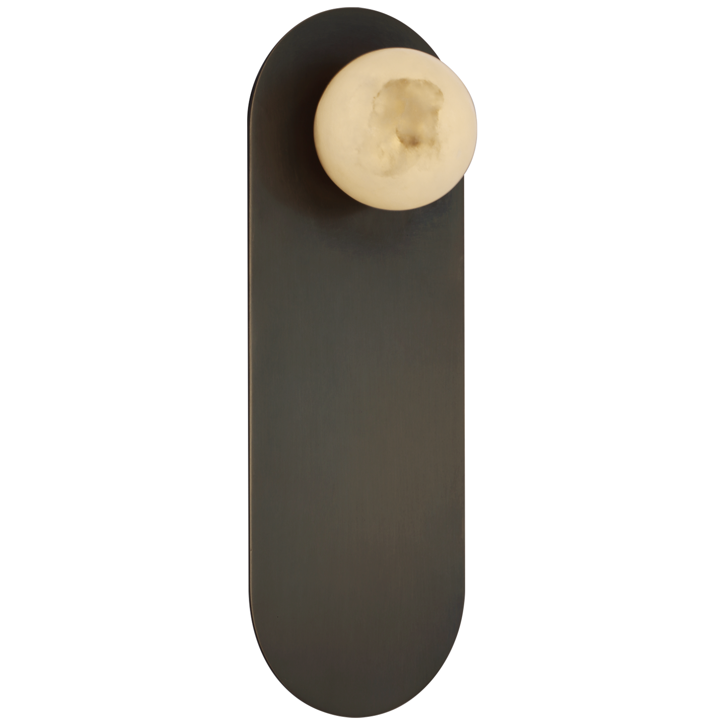 Pertica 9" Sconce in Mirrored Bronze with Alabaster